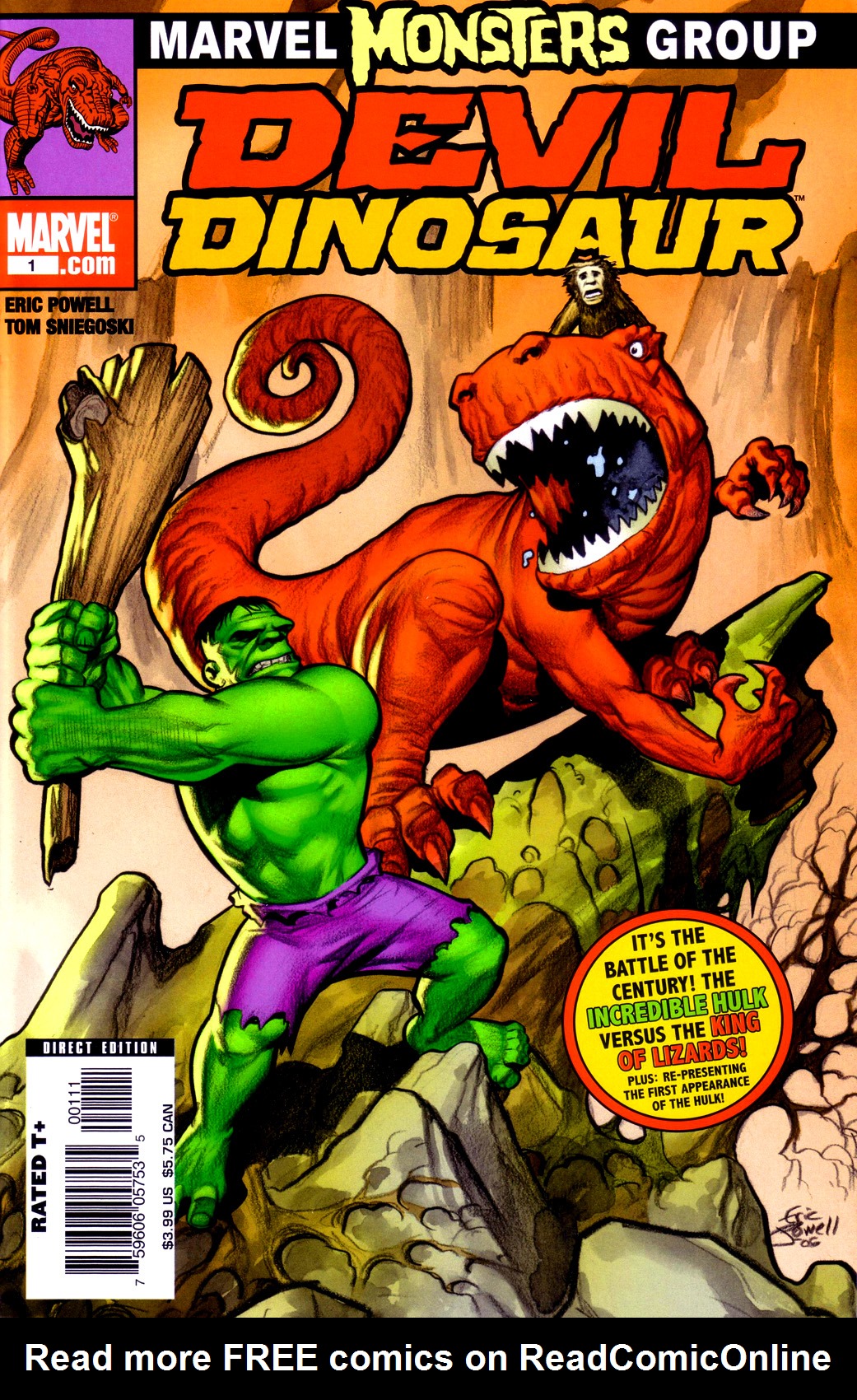 Read online Marvel Monsters: Devil Dinosaur comic -  Issue # Full - 1