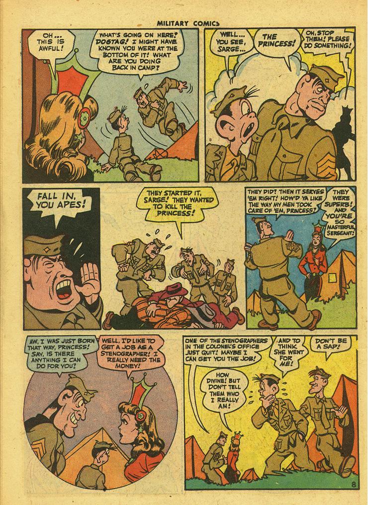 Read online Military Comics comic -  Issue #42 - 38