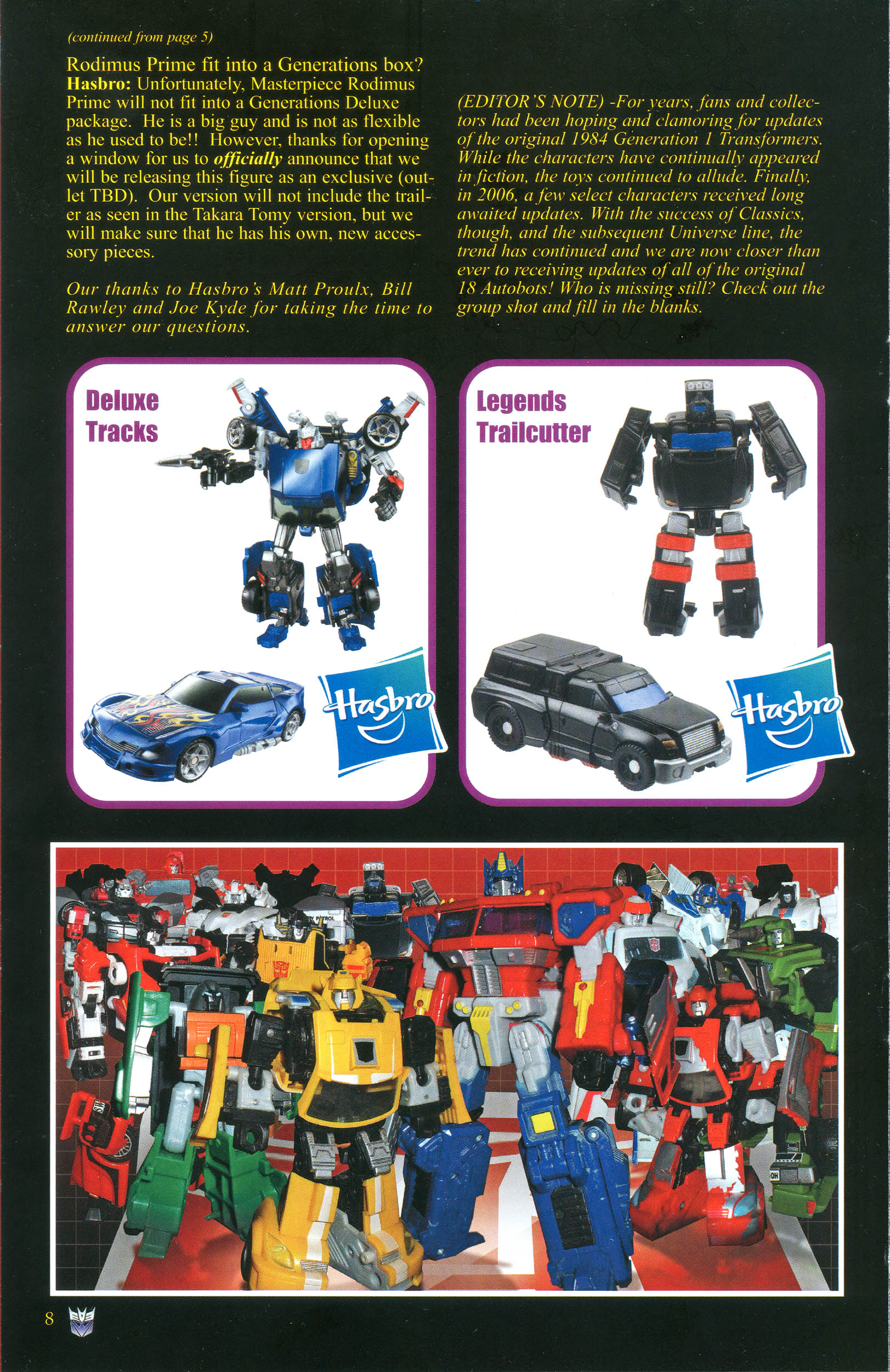 Read online Transformers: Collectors' Club comic -  Issue #35 - 8