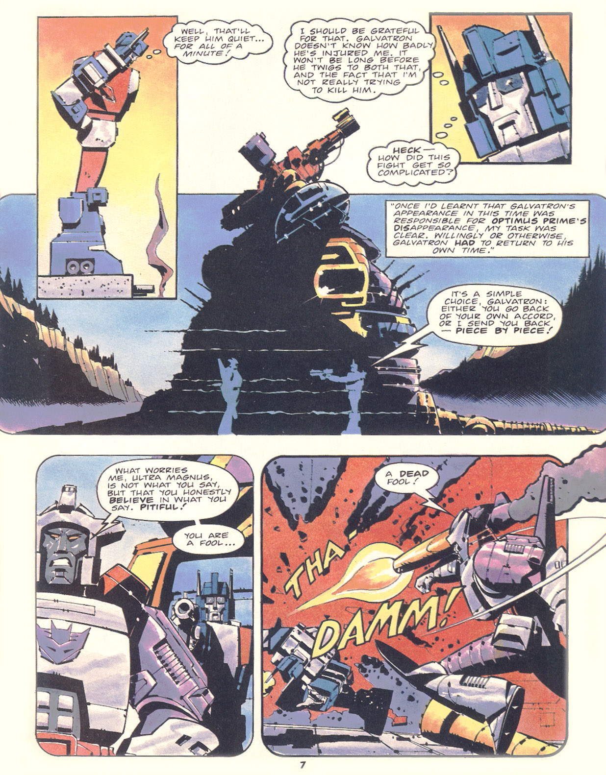 Read online The Transformers (UK) comic -  Issue #86 - 7
