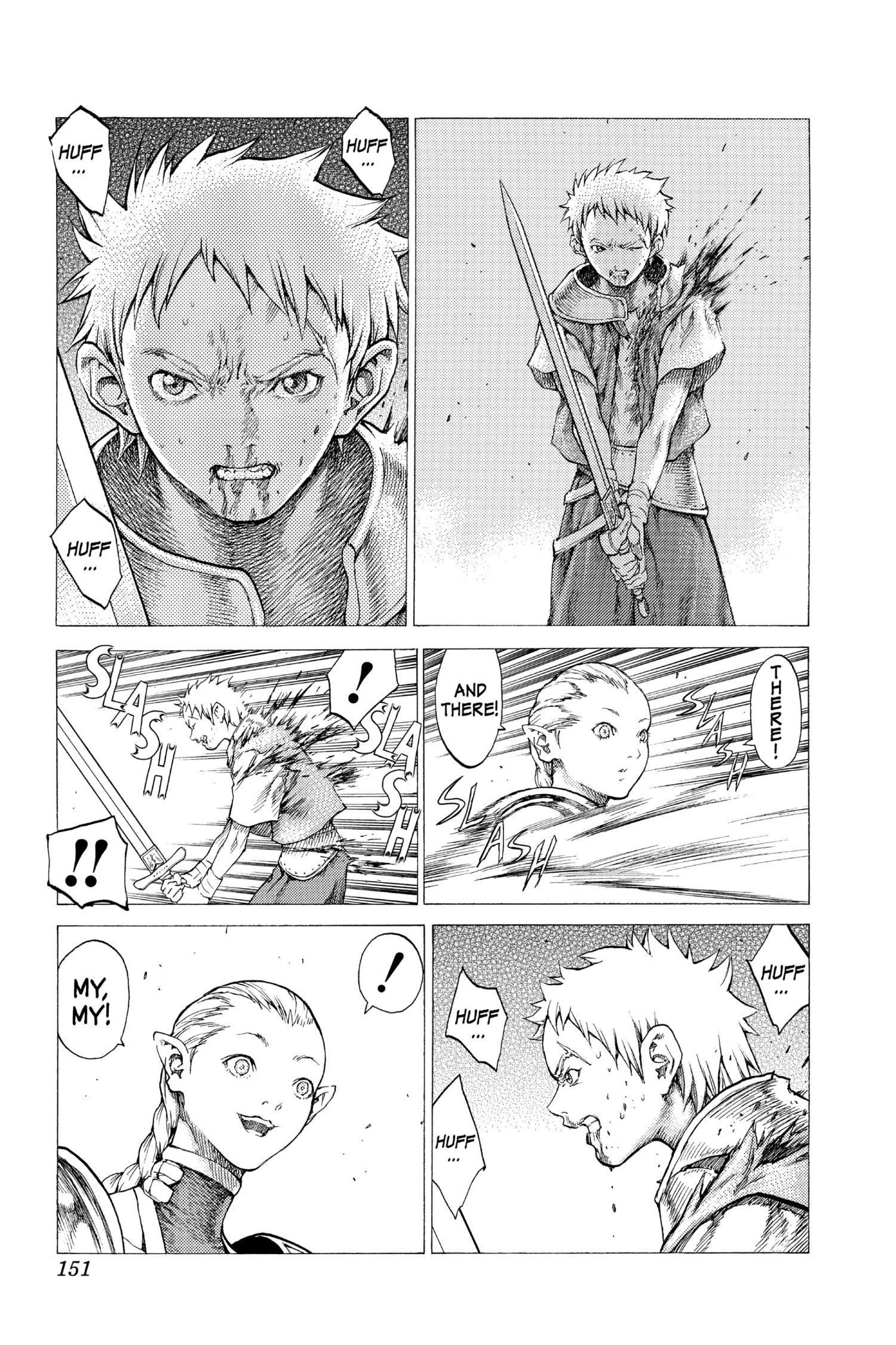Read online Claymore comic -  Issue #6 - 144
