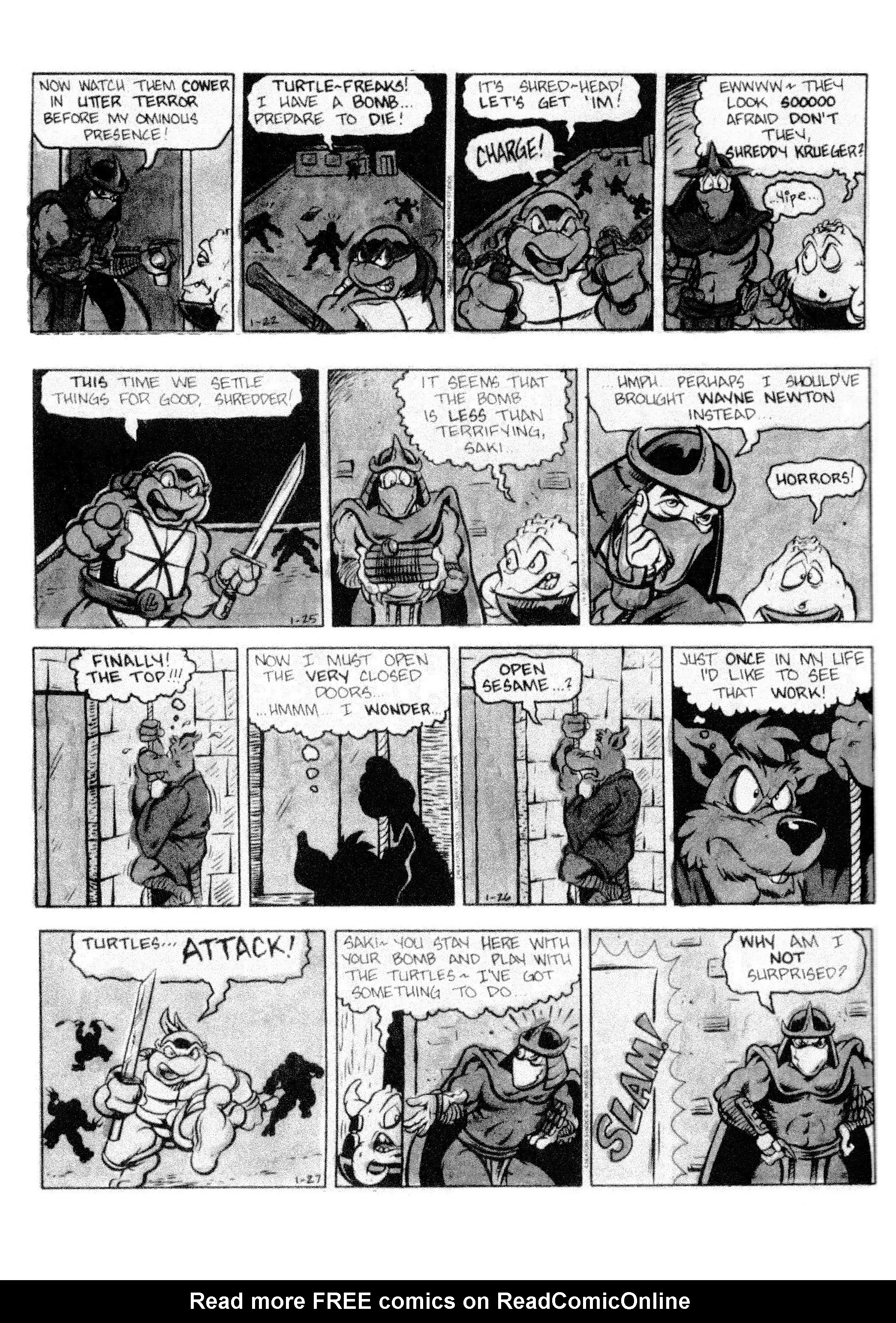 Read online Teenage Mutant Ninja Turtles: Complete Newspaper Daily Comic Strip Collection comic -  Issue # TPB 2 (Part 2) - 55