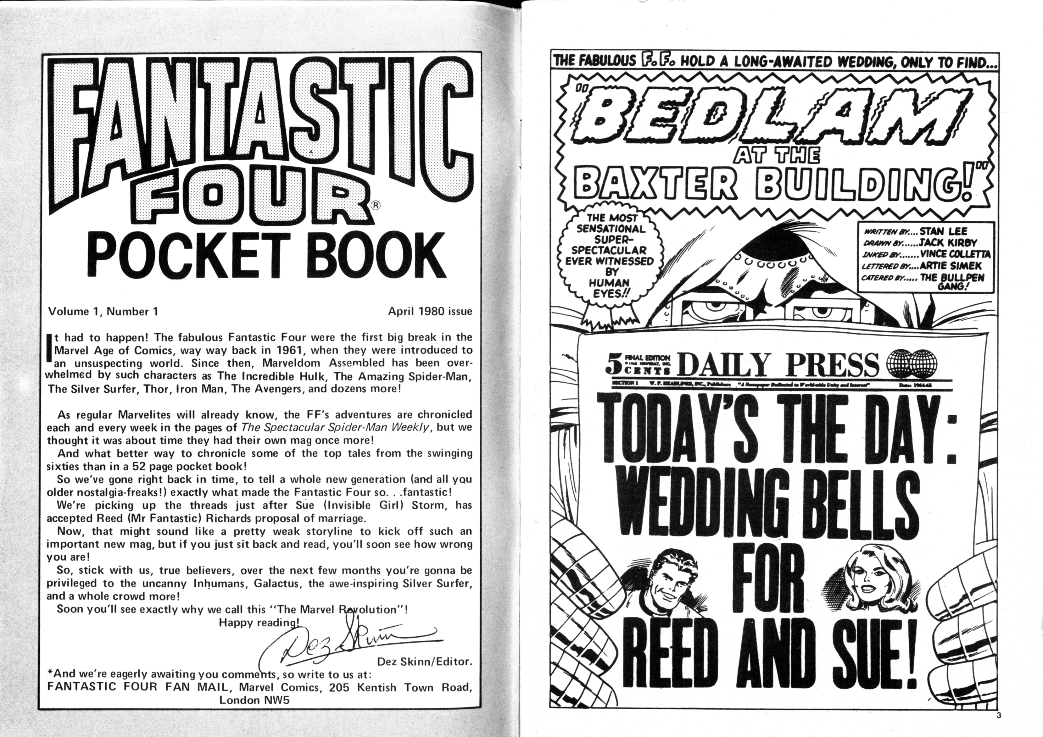 Read online Fantastic Four Pocket Book comic -  Issue #1 - 2