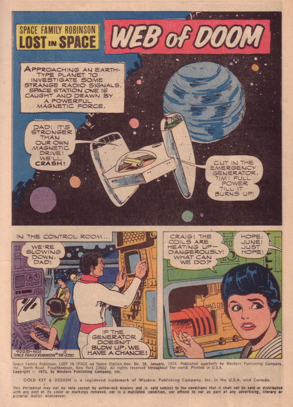 Read online Space Family Robinson comic -  Issue #38 - 3