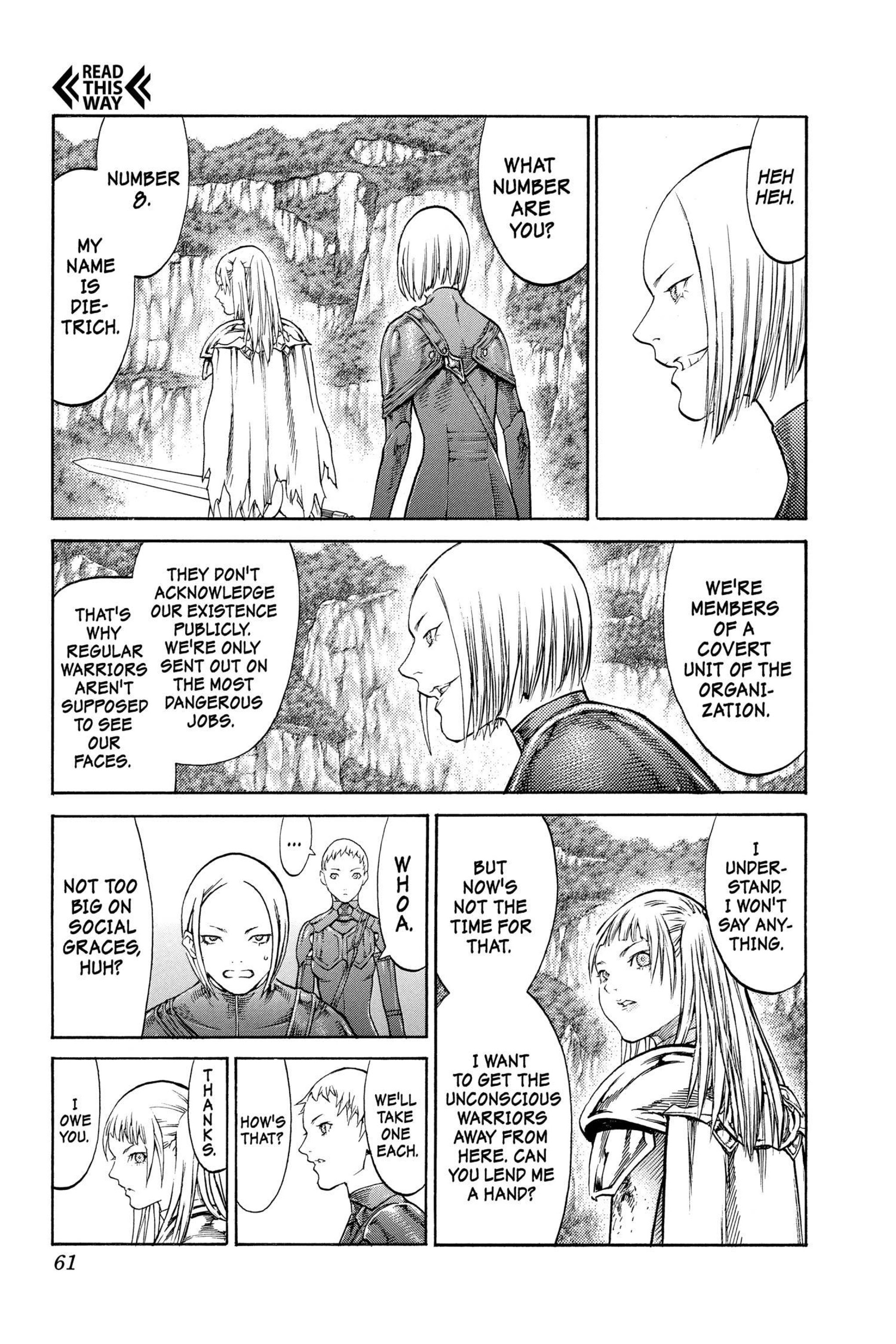 Read online Claymore comic -  Issue #16 - 59