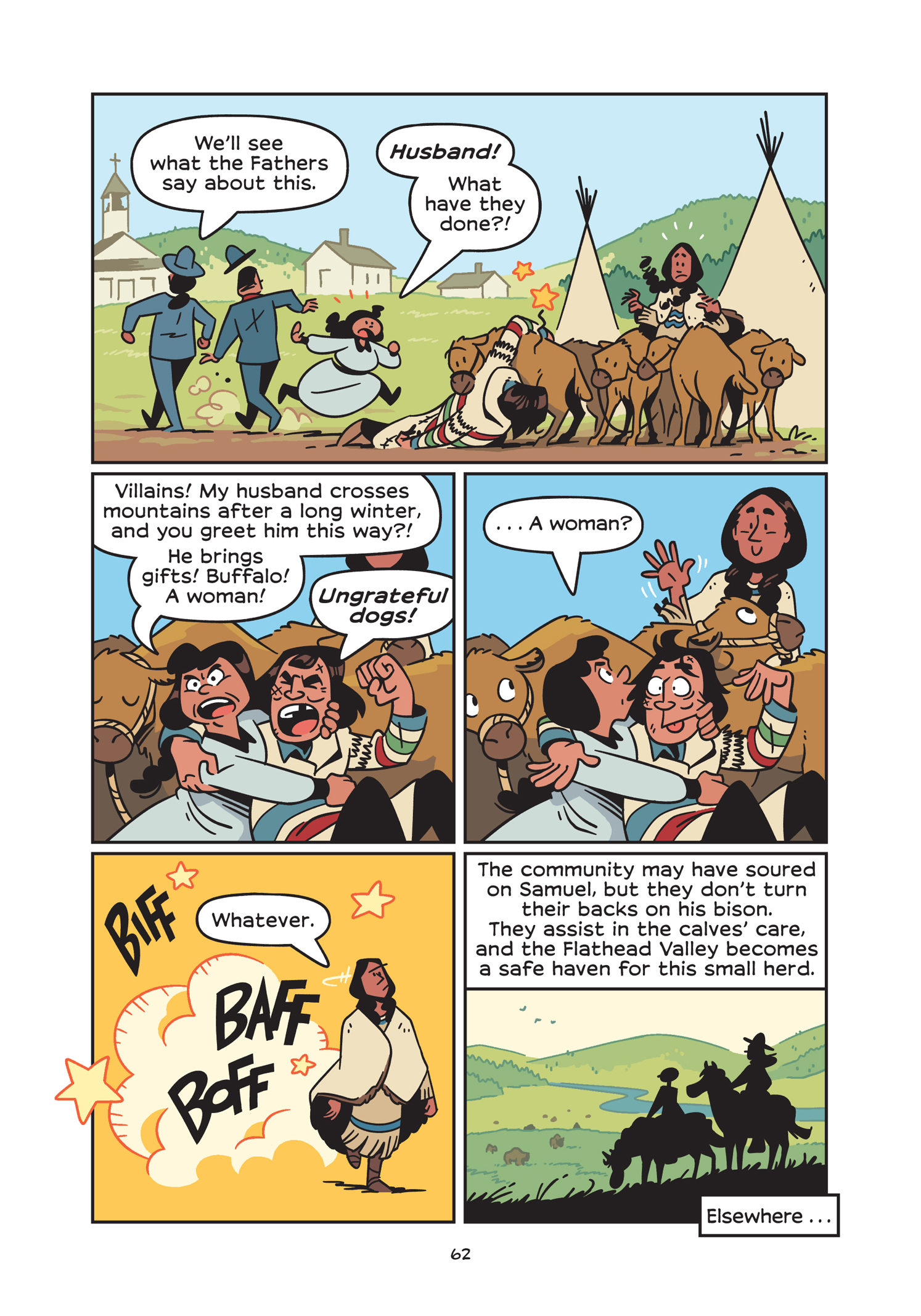 Read online History Comics comic -  Issue # The American Bison - The Buffalos Survival Tale - 68