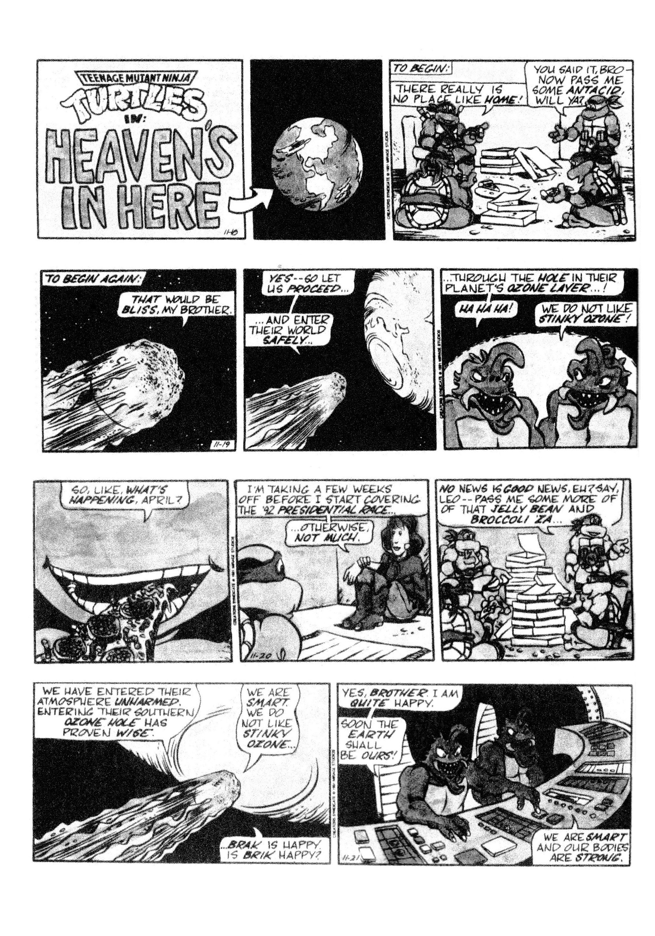 Read online Teenage Mutant Ninja Turtles: Complete Newspaper Daily Comic Strip Collection comic -  Issue # TPB 2 (Part 1) - 76