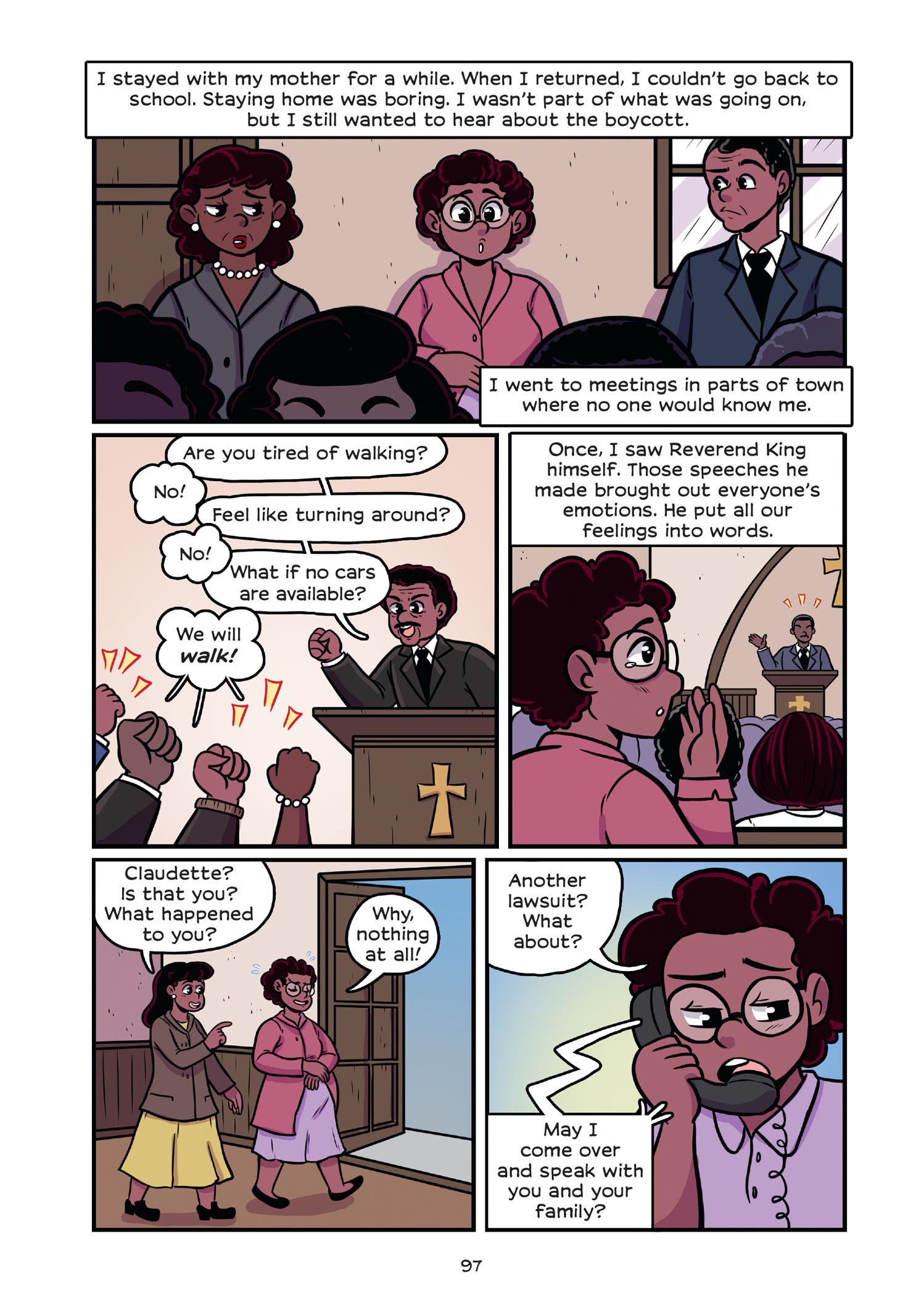 Read online History Comics comic -  Issue # Rosa Parks & Claudette Colvin - Civil Rights Heroes - 102