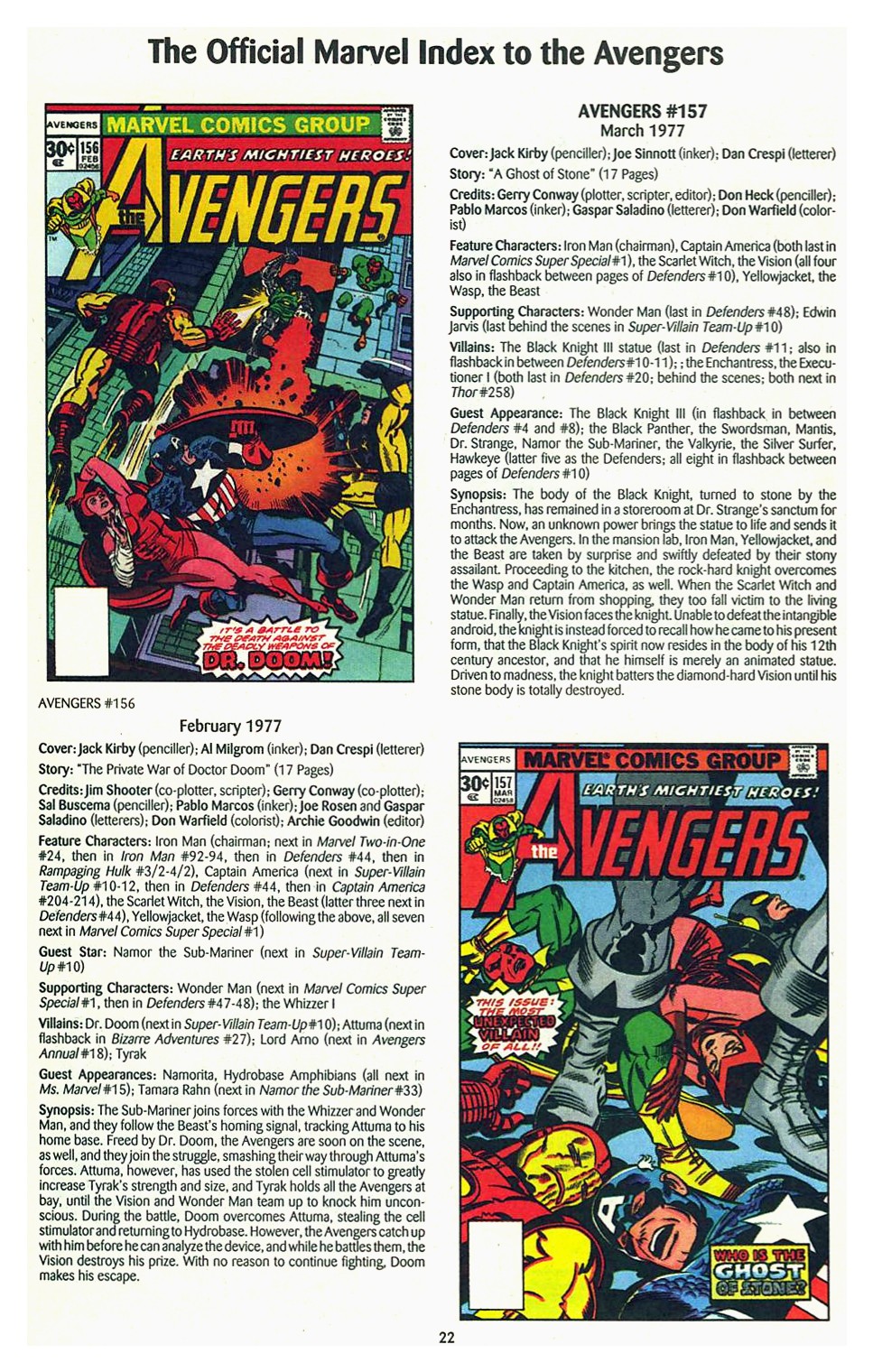 Read online The Official Marvel Index to the Avengers comic -  Issue #3 - 24