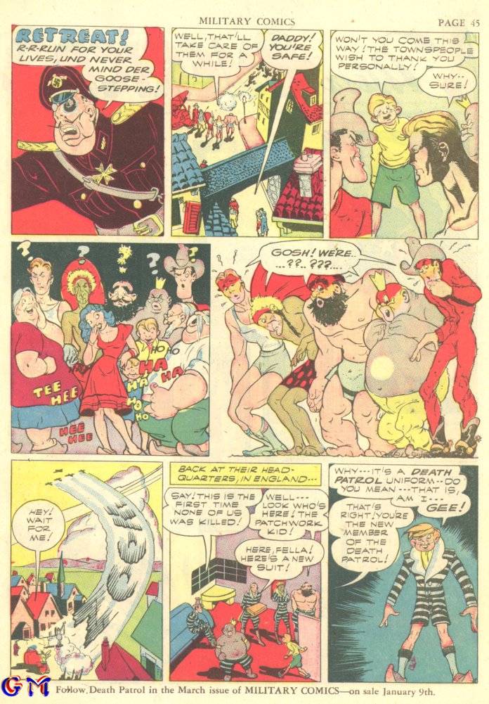 Read online Military Comics comic -  Issue #7 - 47