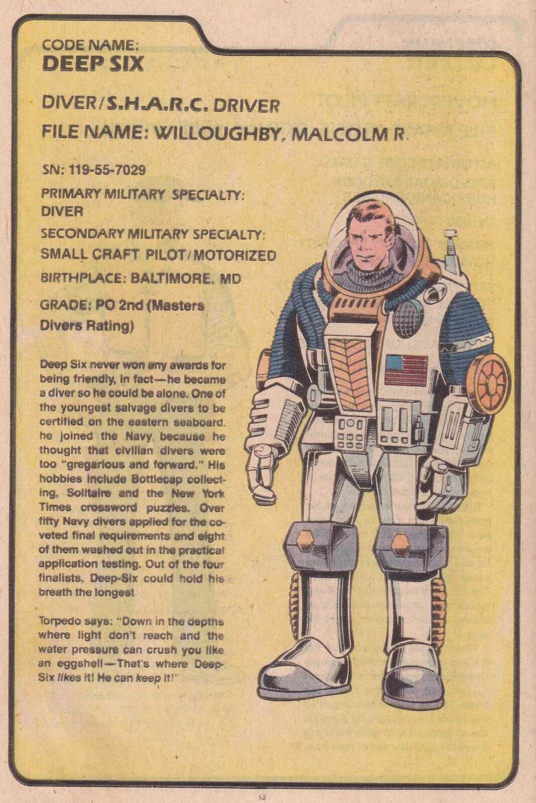 Read online The G.I. Joe Order of Battle comic -  Issue #1 - 16