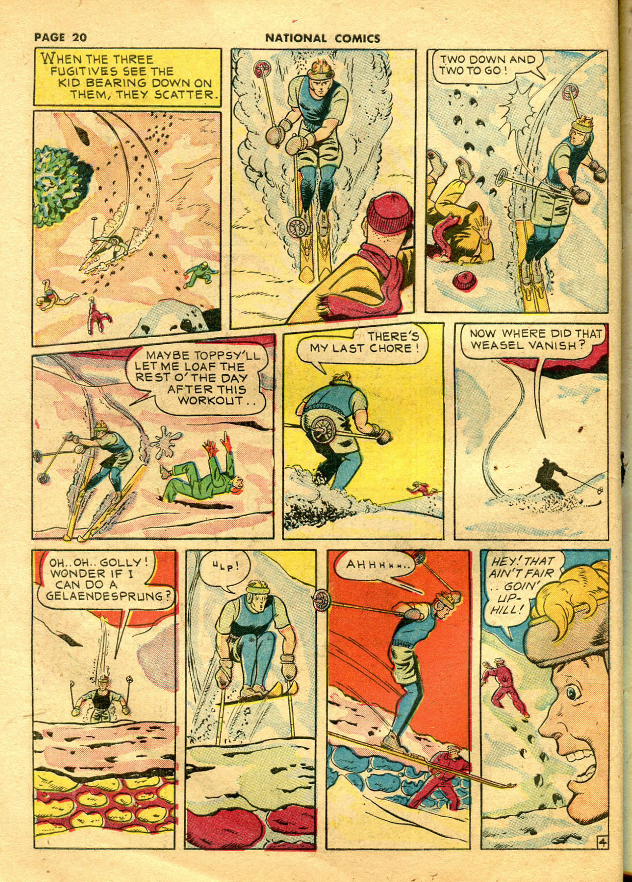 Read online National Comics comic -  Issue #23 - 22