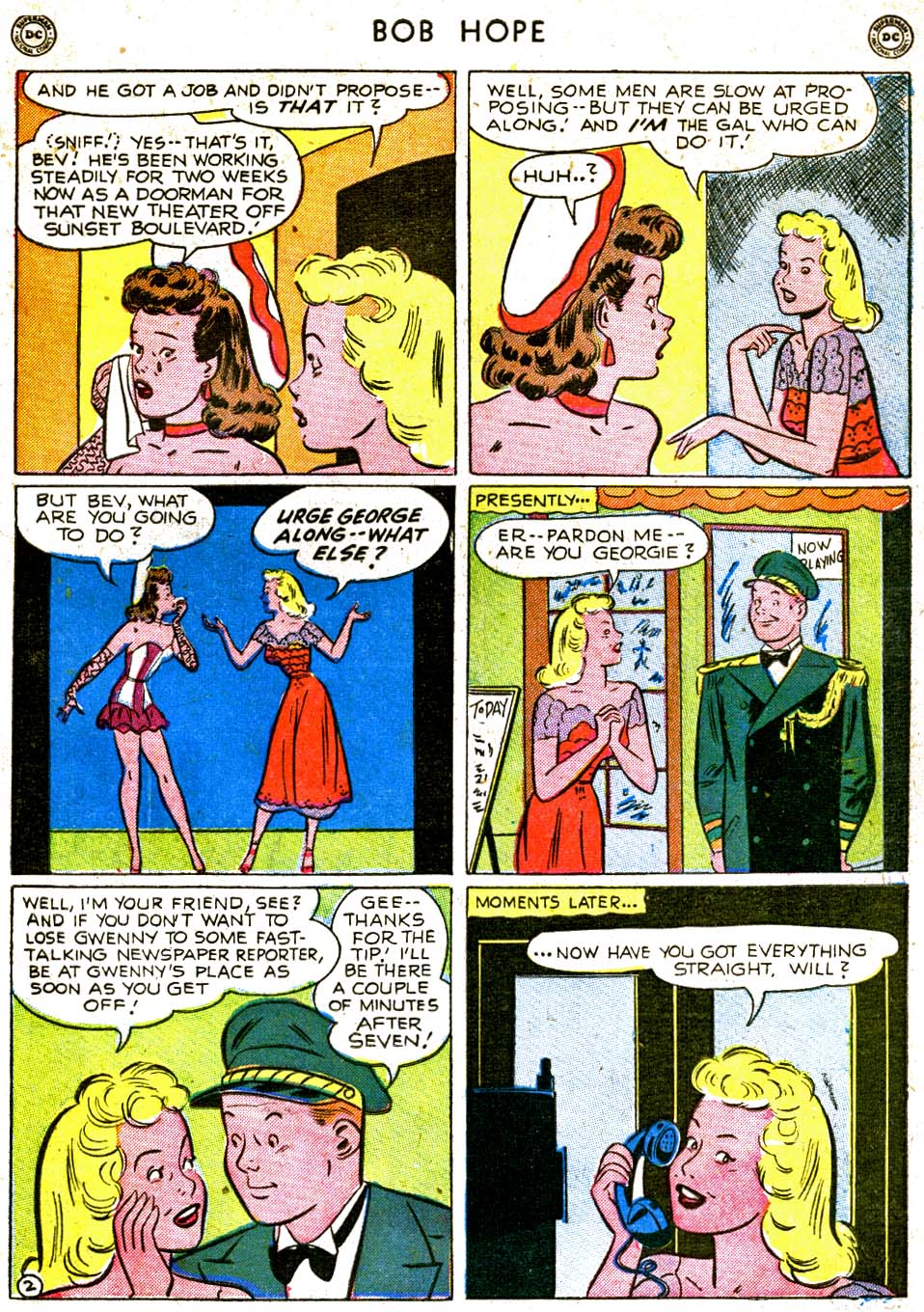Read online The Adventures of Bob Hope comic -  Issue #7 - 45