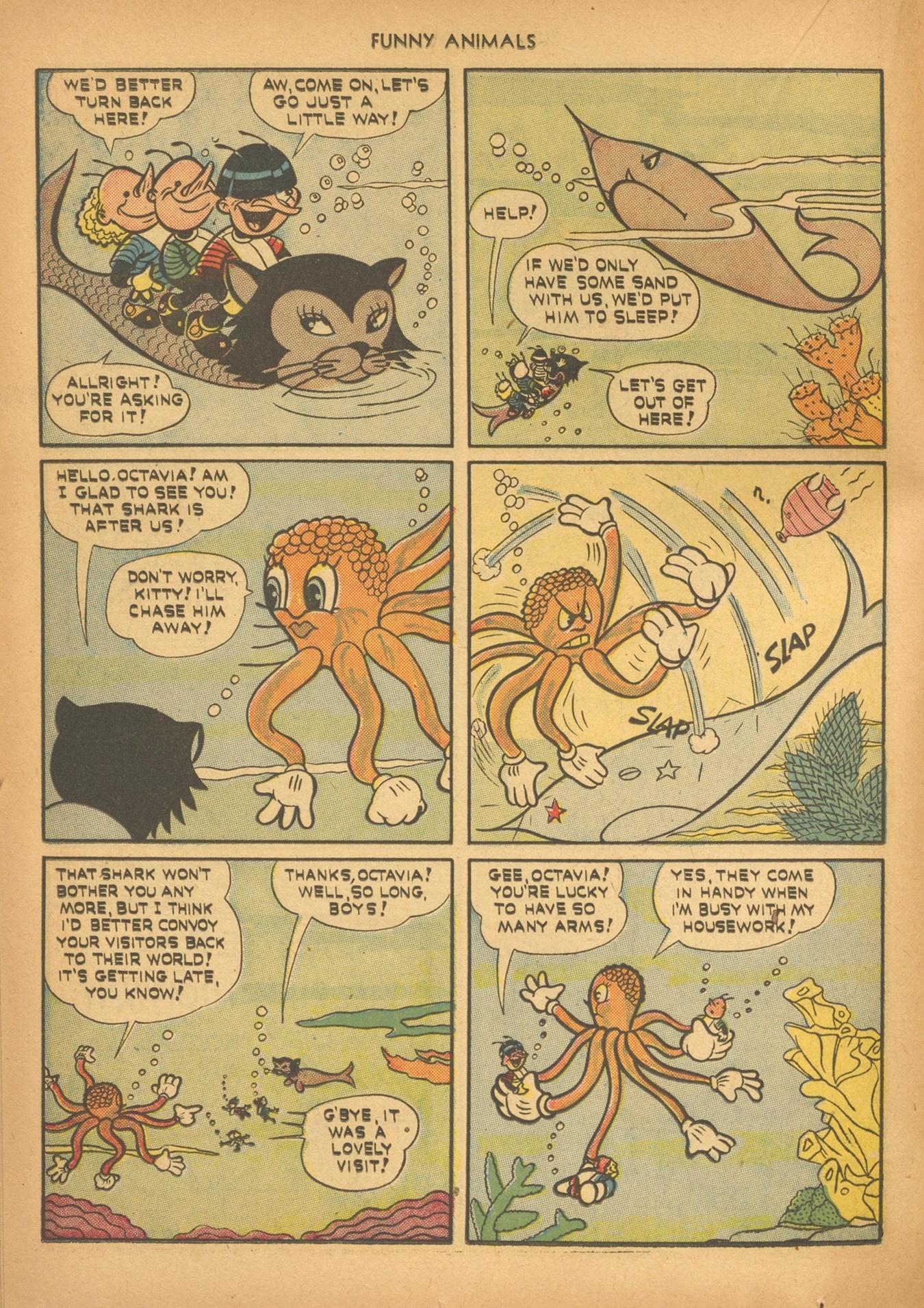 Read online Fawcett's Funny Animals comic -  Issue #12 - 26