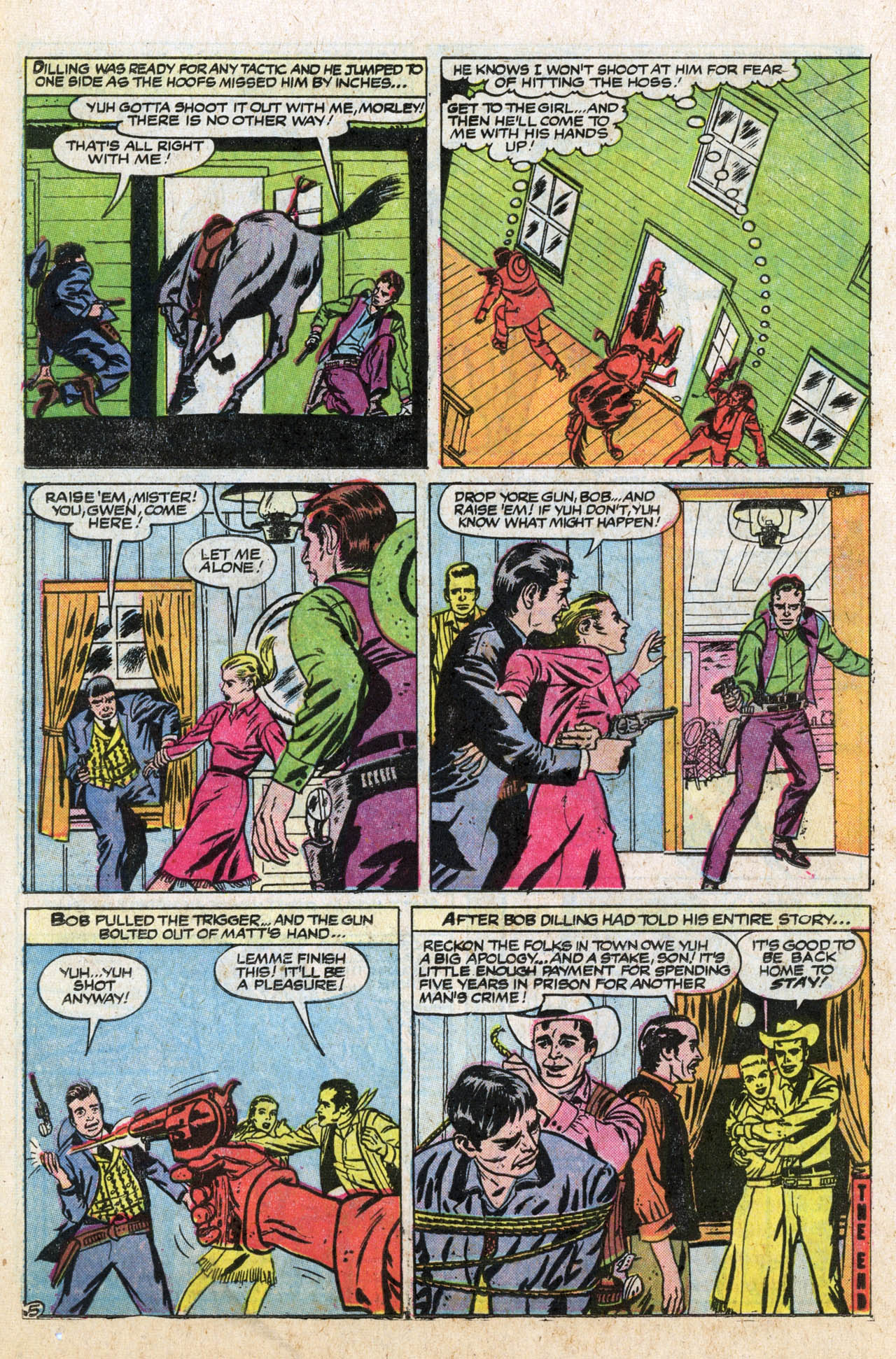 Read online Two Gun Western comic -  Issue #12 - 14