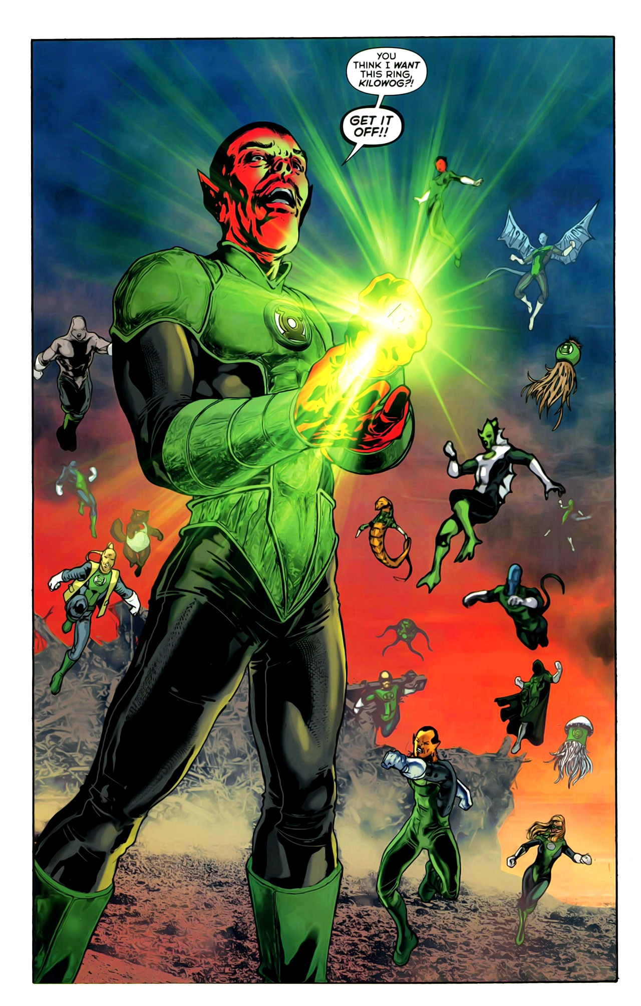 Read online War of the Green Lanterns: Aftermath (2011) comic -  Issue #1 - 9
