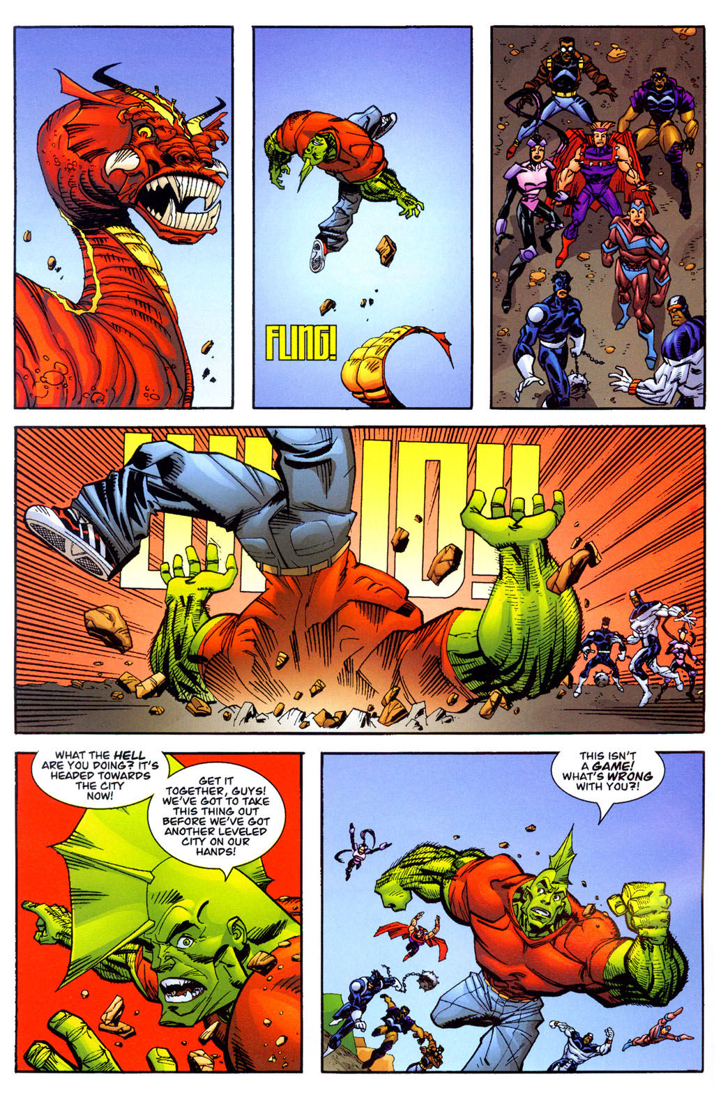 Read online Savage Dragon: God War comic -  Issue #3 - 6