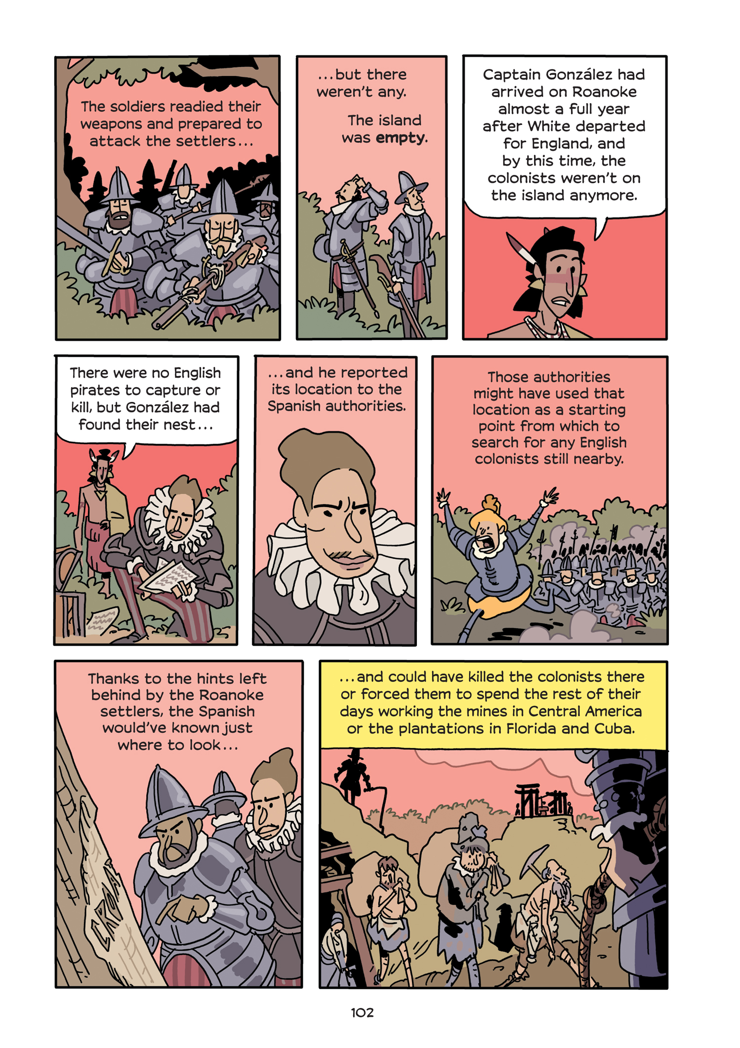 Read online History Comics comic -  Issue # The Roanoke Colony - Americas First Mystery - 107
