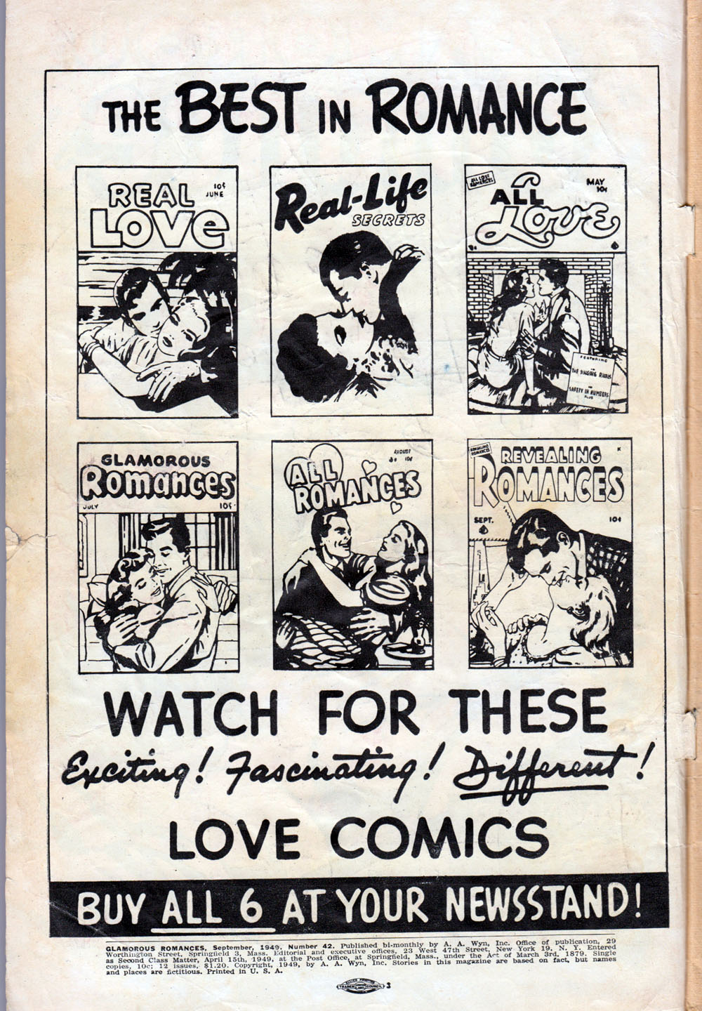 Read online Glamorous Romances comic -  Issue #42 - 2
