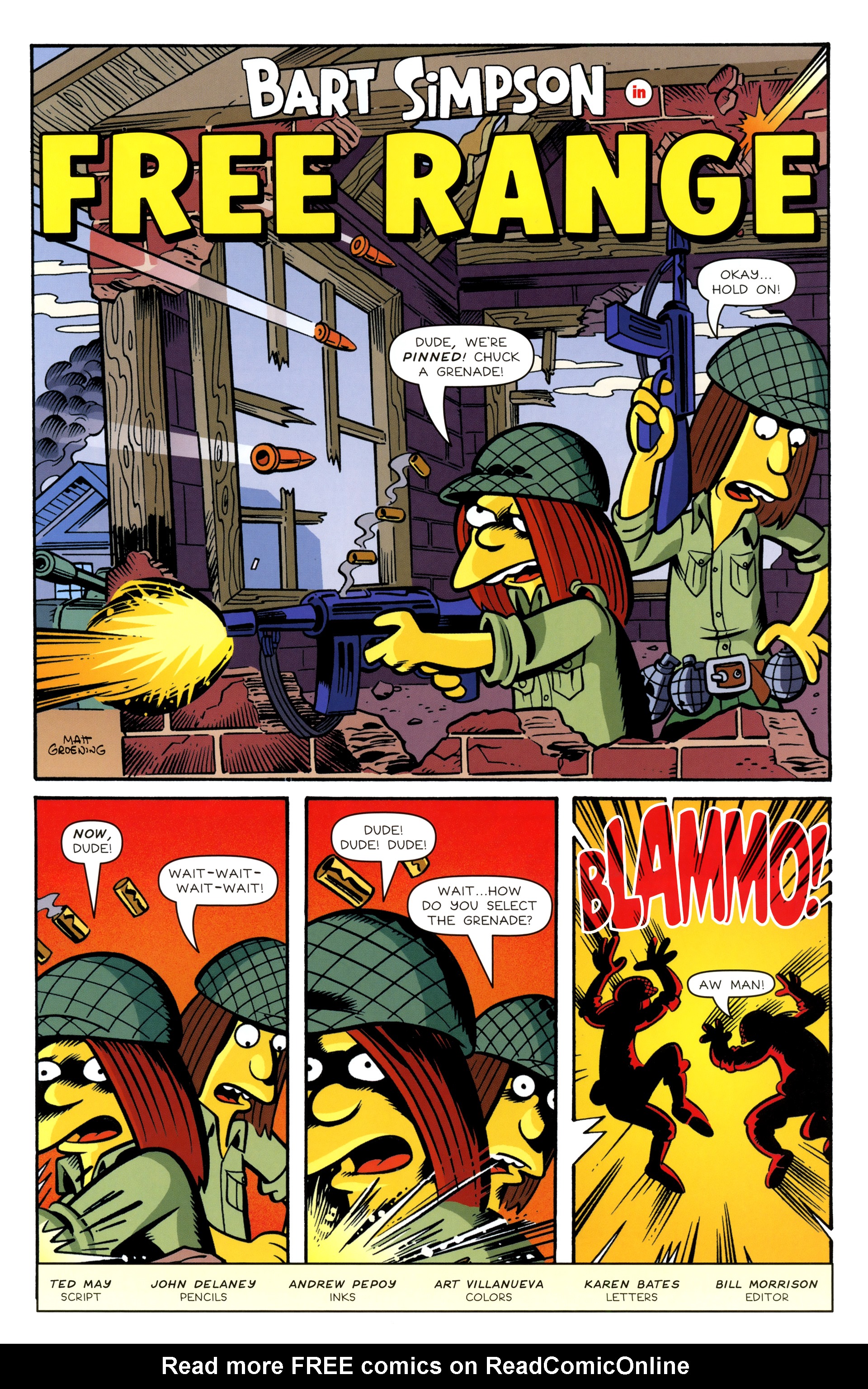 Read online Bongo Comics Free-For-All! comic -  Issue #2013 - 21