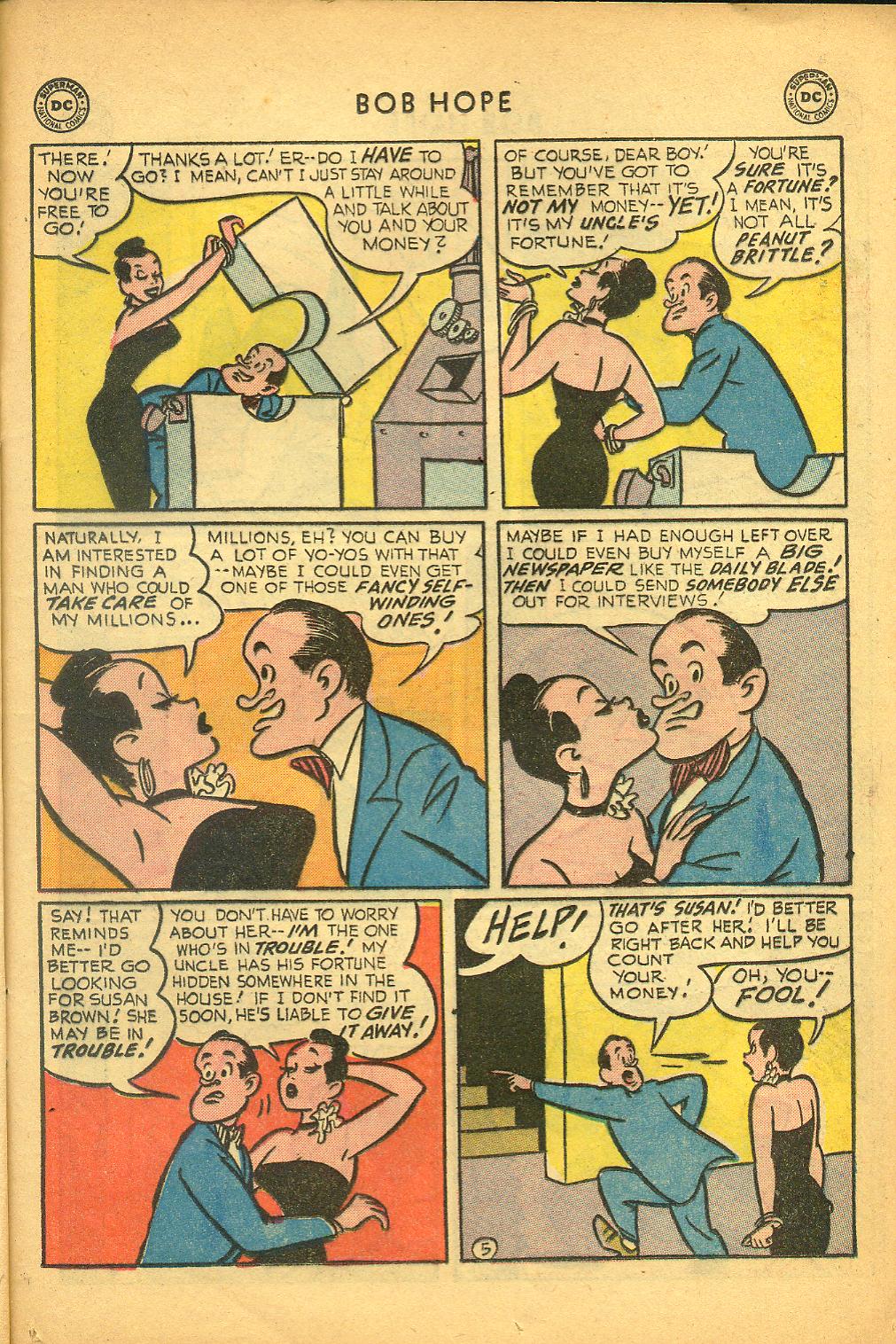 Read online The Adventures of Bob Hope comic -  Issue #28 - 31