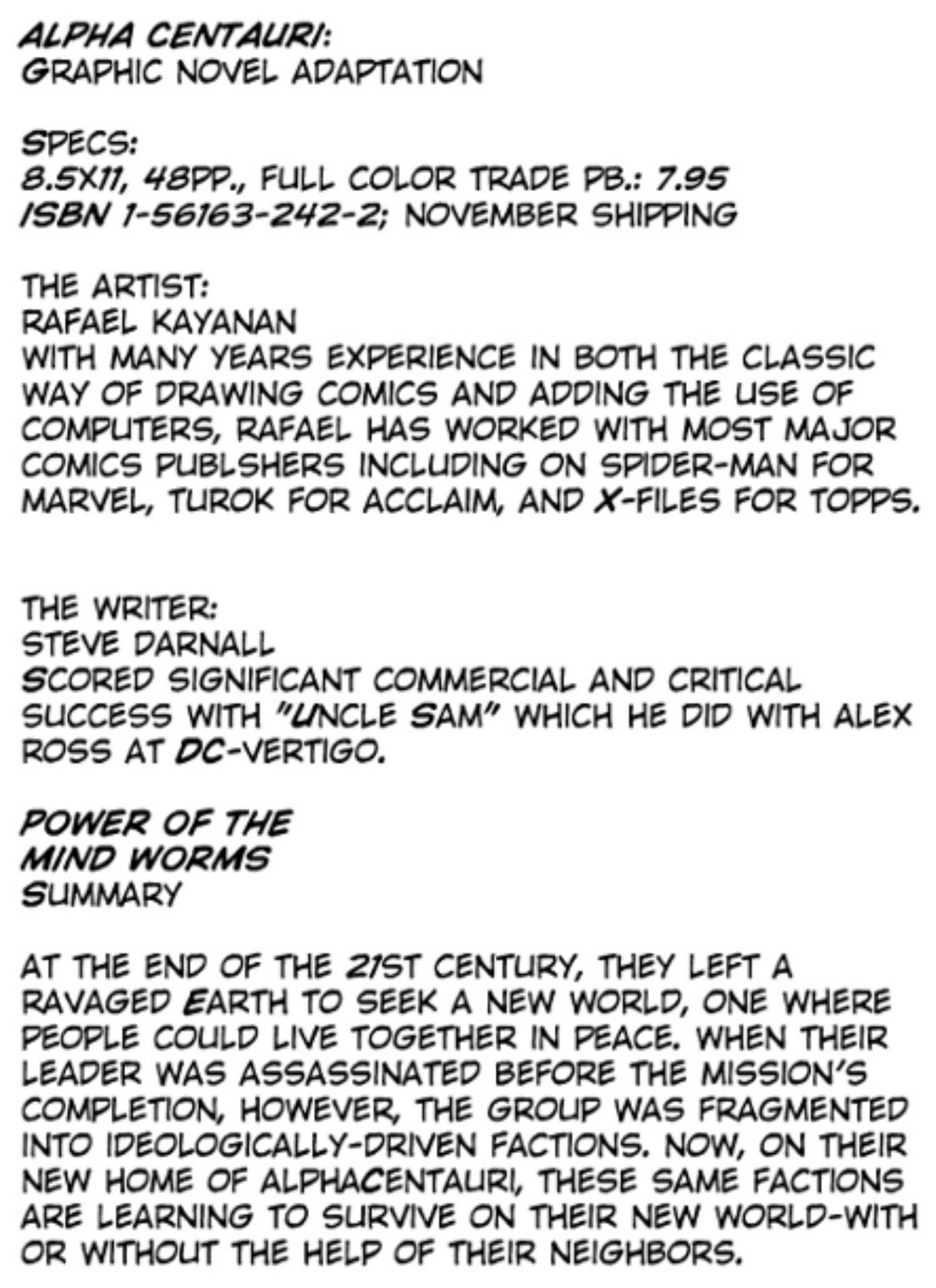 Read online Sid Meier's Alpha Centauri: Power of the Mind Worms comic -  Issue # Full - 4