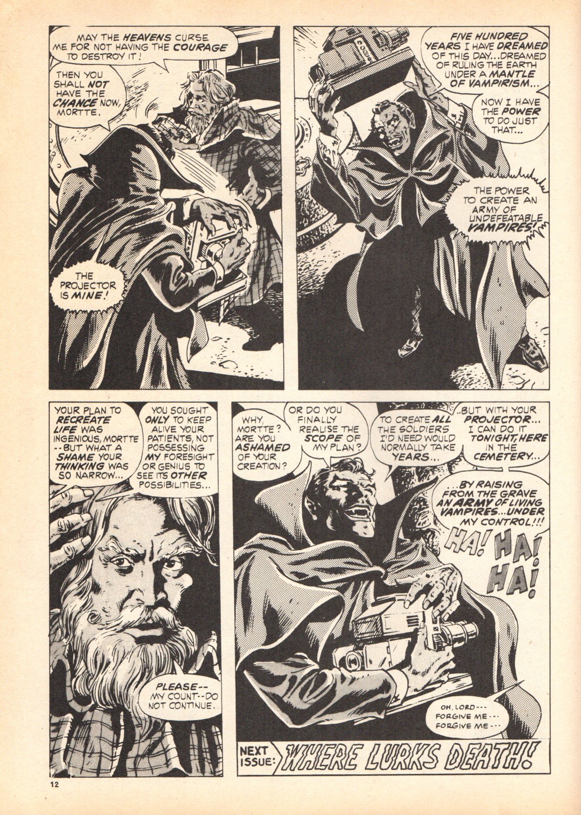 Read online Dracula Lives (1974) comic -  Issue #15 - 12