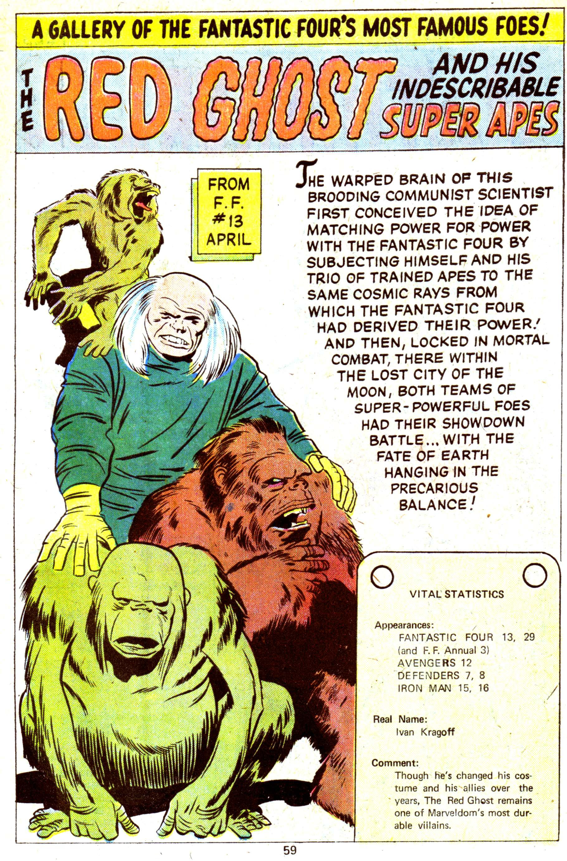 Read online Giant-Size Fantastic Four comic -  Issue #4 - 61