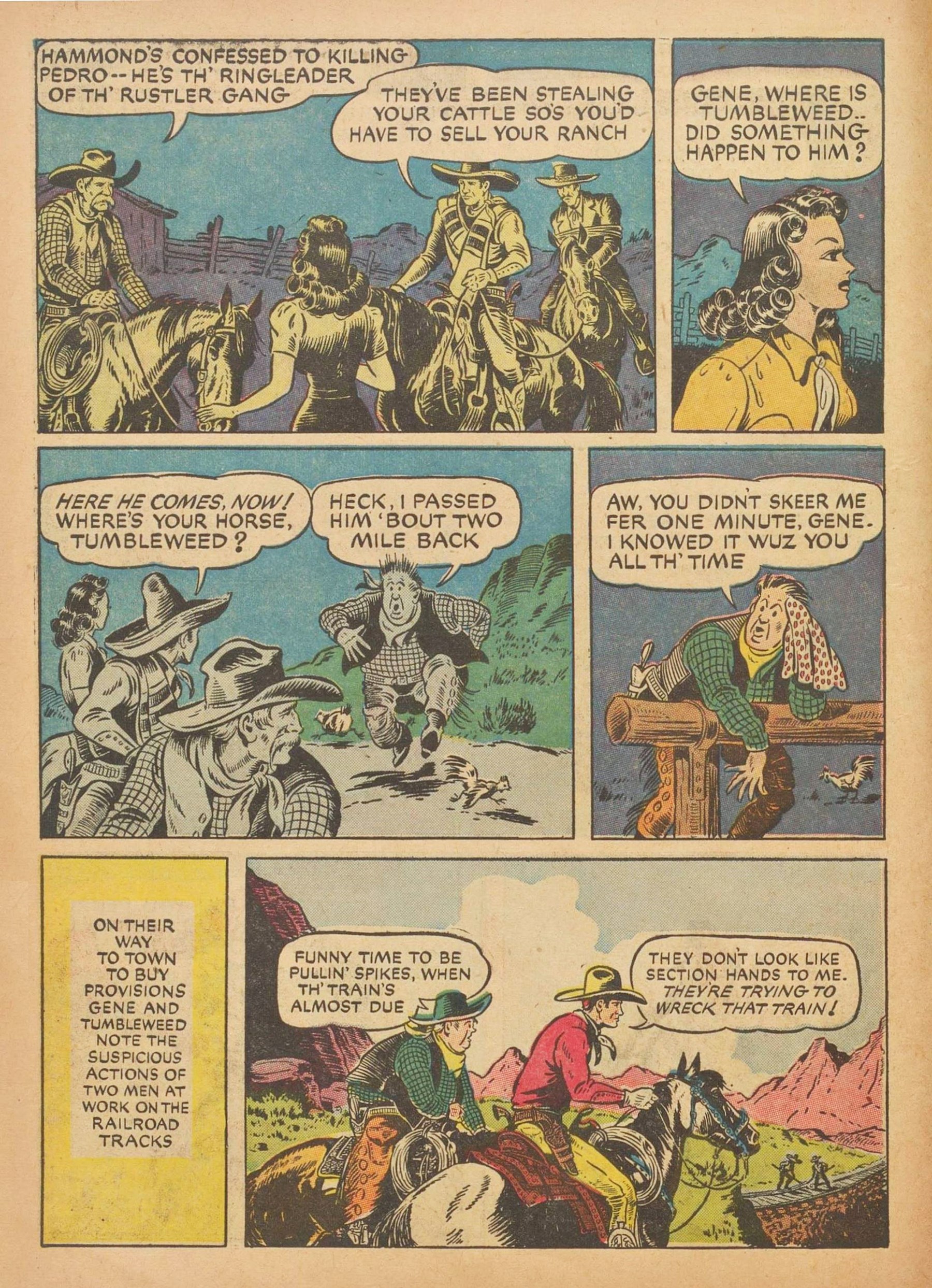 Read online Gene Autry Comics comic -  Issue #2 - 18