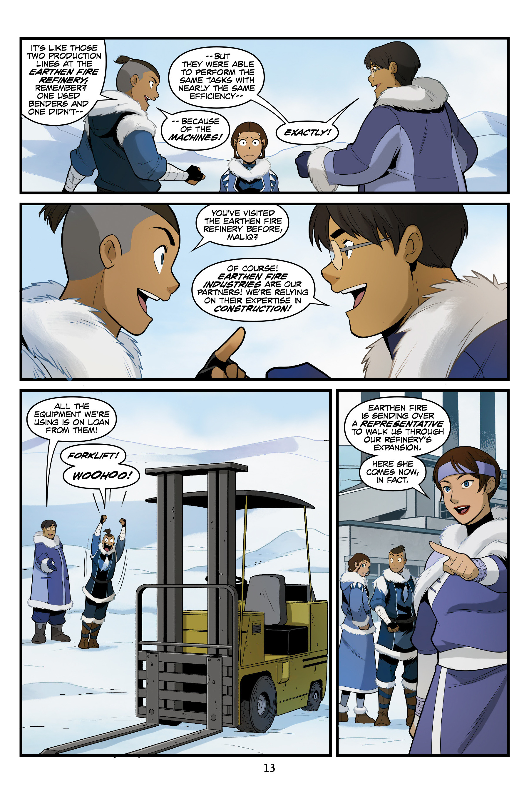 Read online Nickelodeon Avatar: The Last Airbender - North and South comic -  Issue #2 - 15