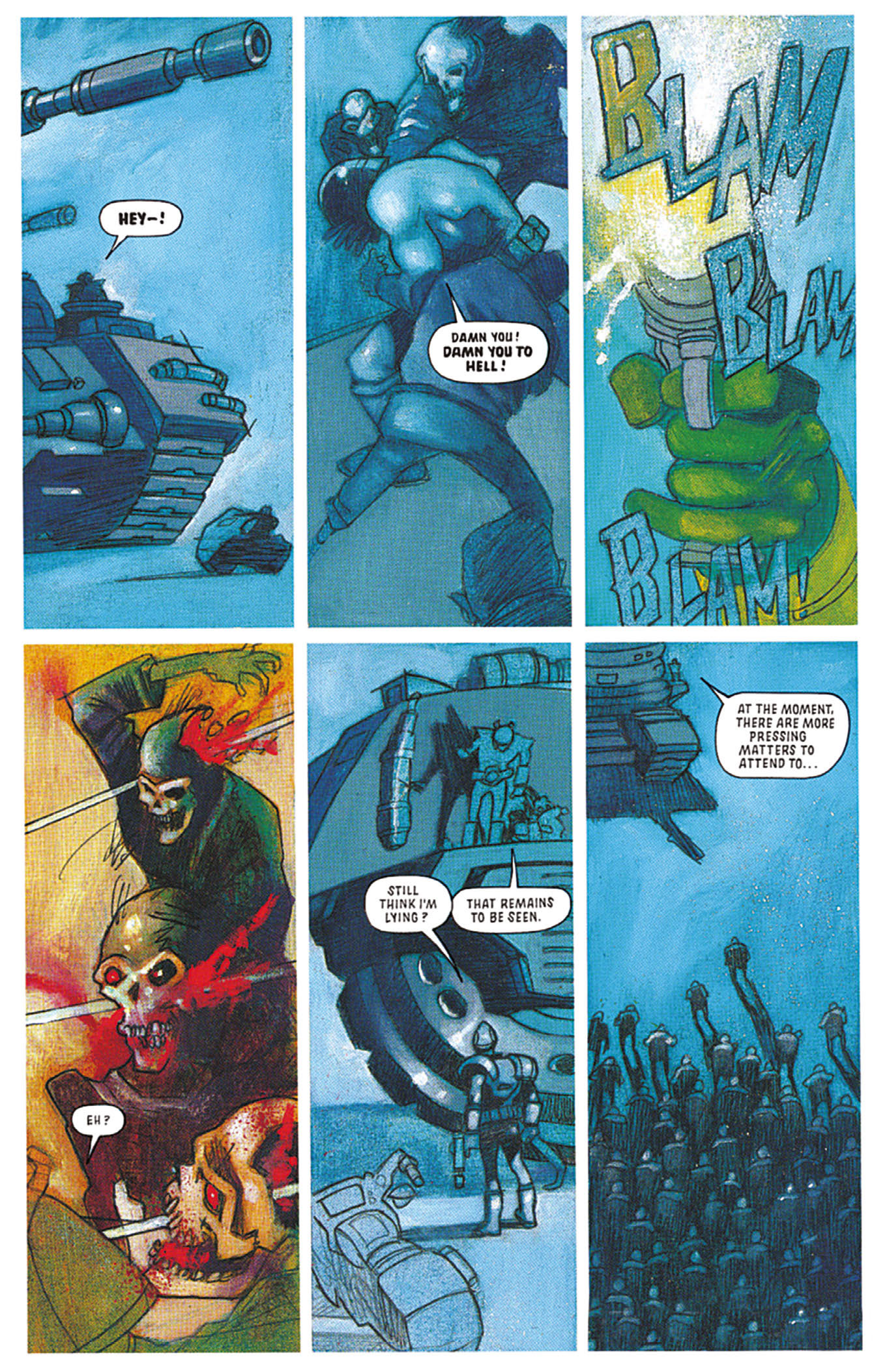 Read online Essential Judge Dredd: Judgement Day comic -  Issue # TPB - 49