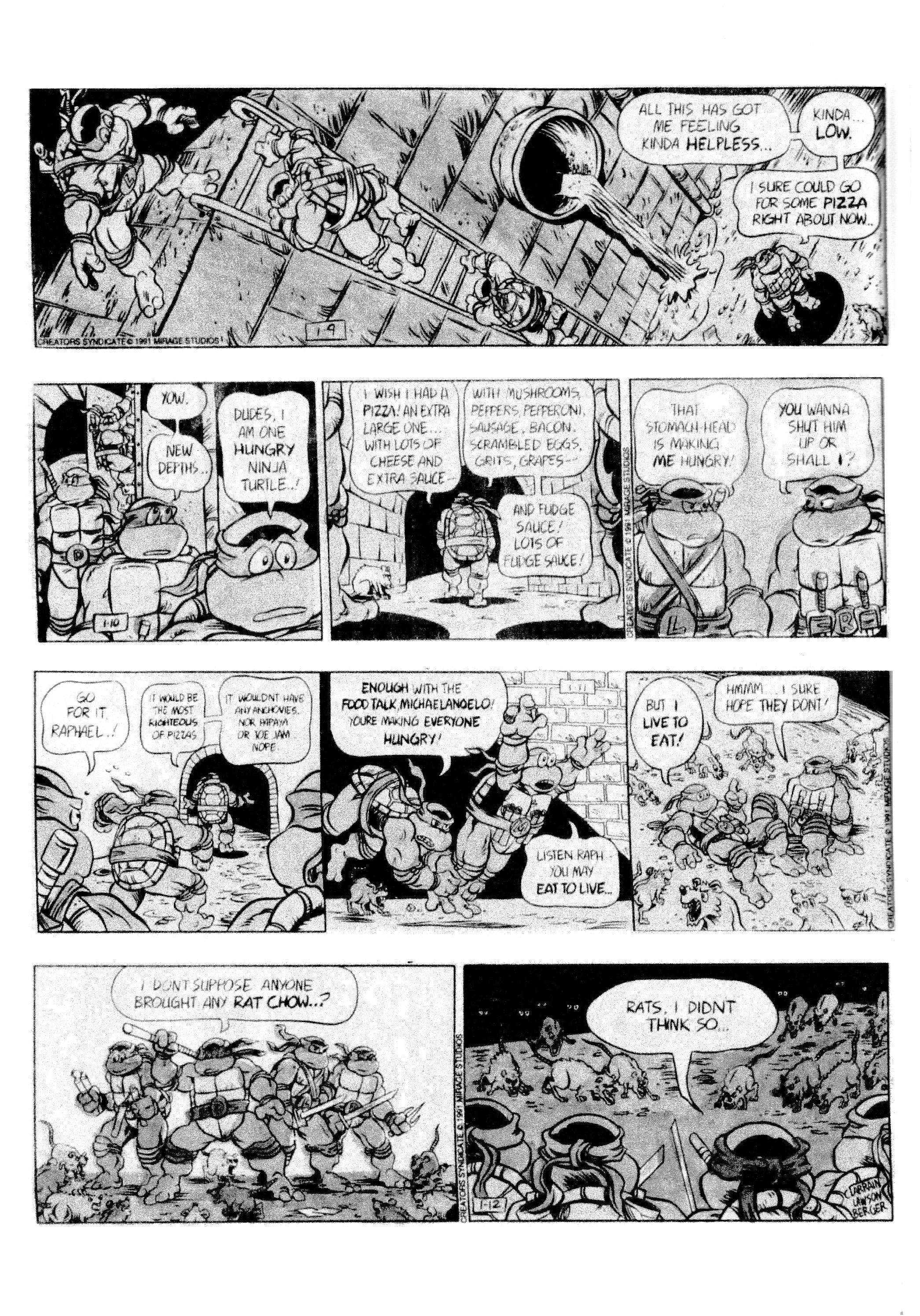 Read online Teenage Mutant Ninja Turtles: Complete Newspaper Daily Comic Strip Collection comic -  Issue # TPB 2 (Part 1) - 18