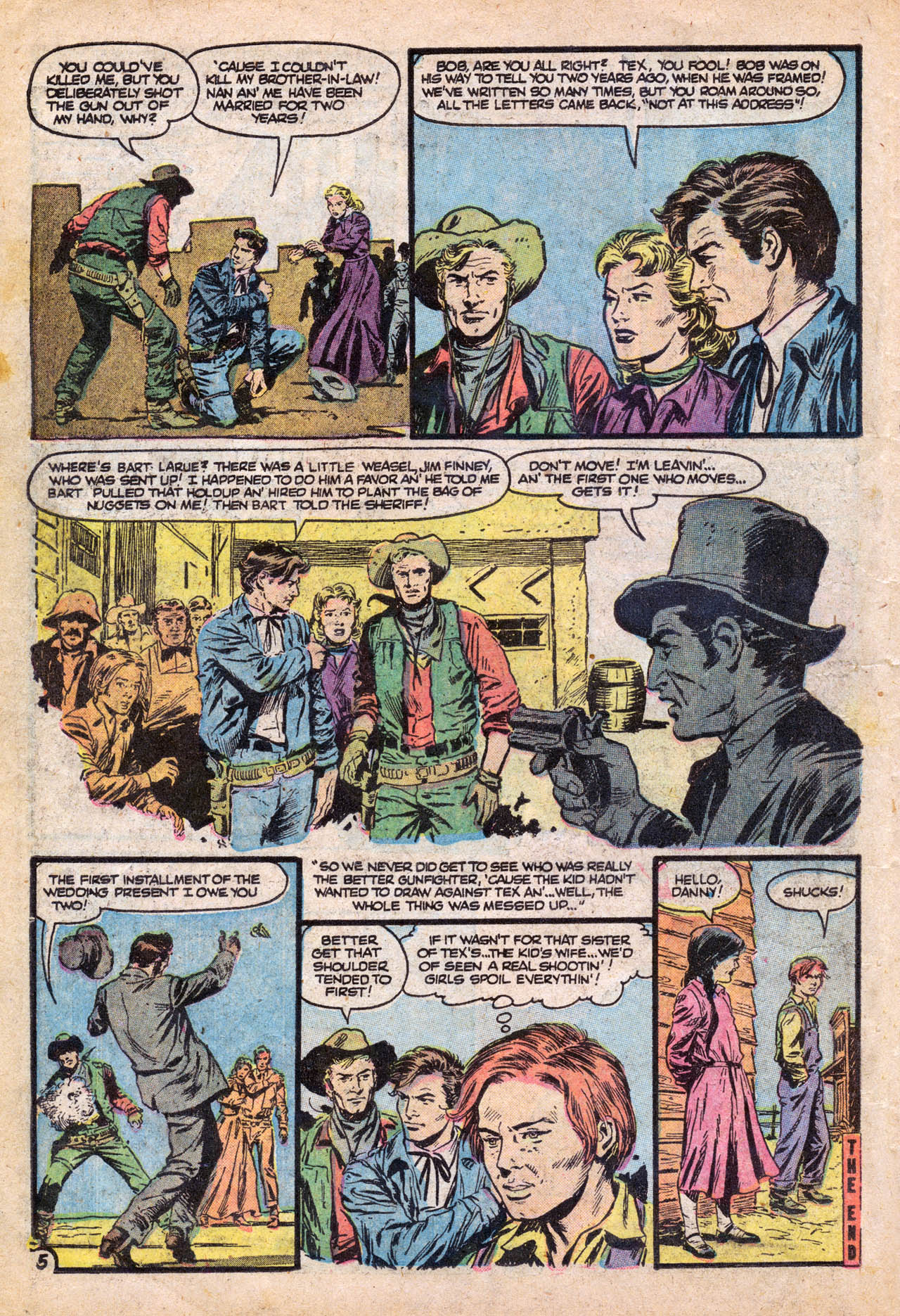 Read online Two Gun Western comic -  Issue #9 - 14