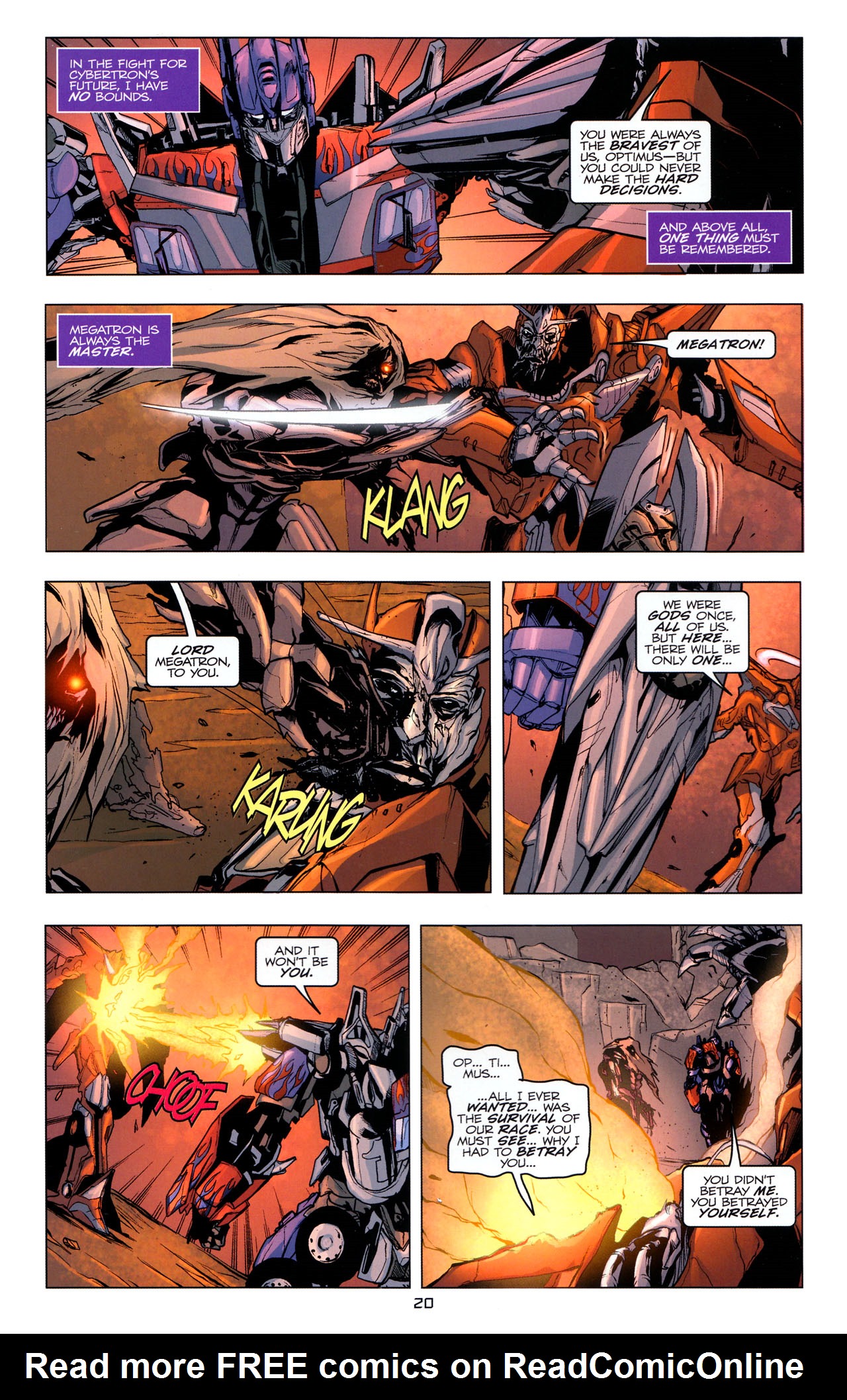 Read online Transformers: Dark of the Moon Movie Adaptation comic -  Issue #4 - 21