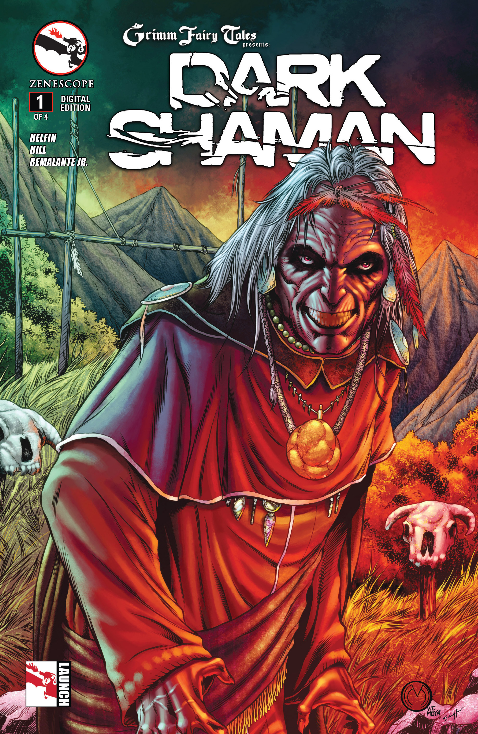 Read online Grimm Fairy Tales presents Dark Shaman comic -  Issue #1 - 1