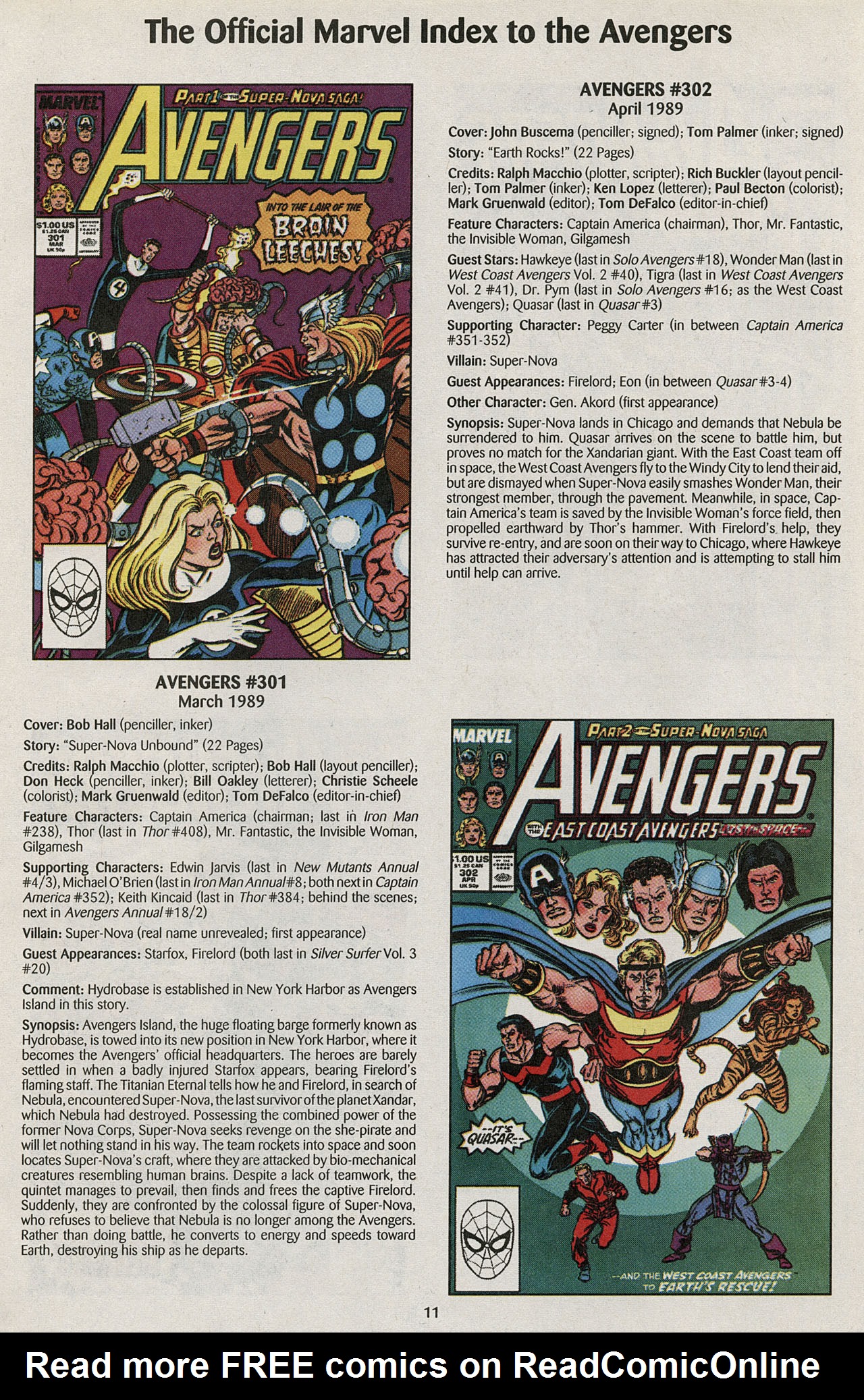 Read online The Official Marvel Index to the Avengers comic -  Issue #6 - 13