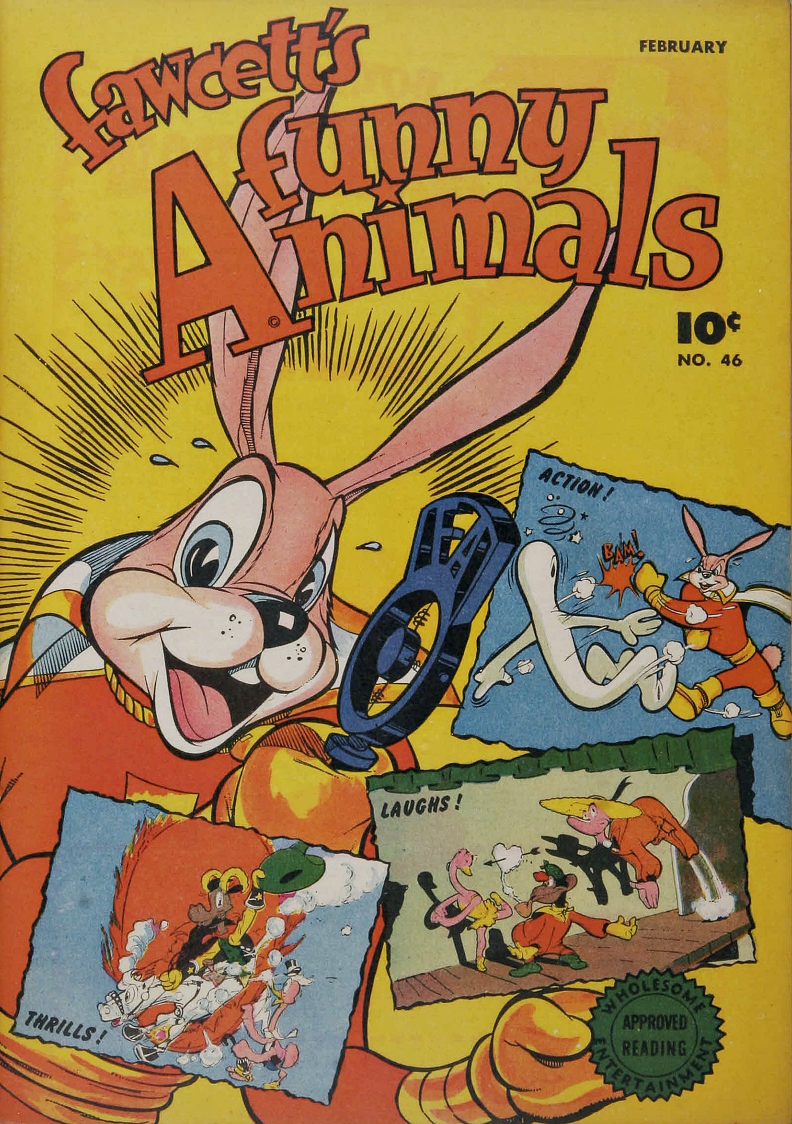 Read online Fawcett's Funny Animals comic -  Issue #46 - 1