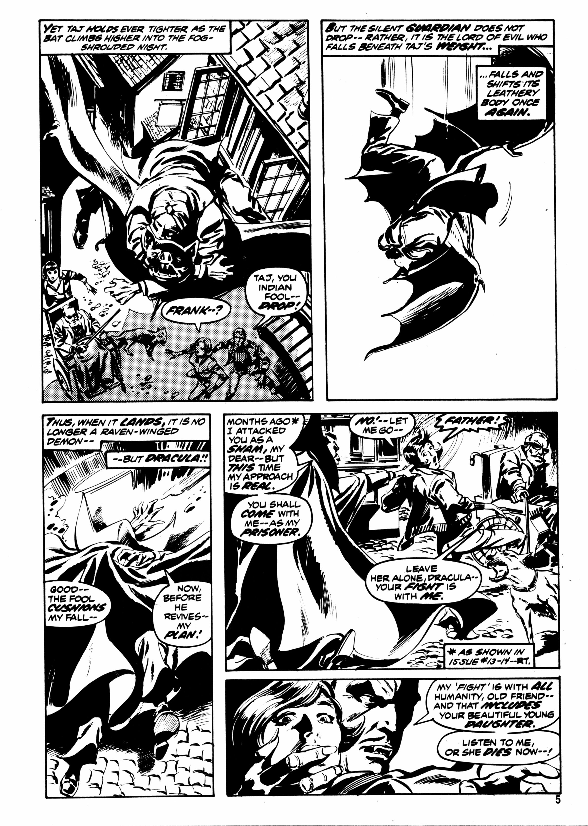 Read online Dracula Lives (1974) comic -  Issue #28 - 5