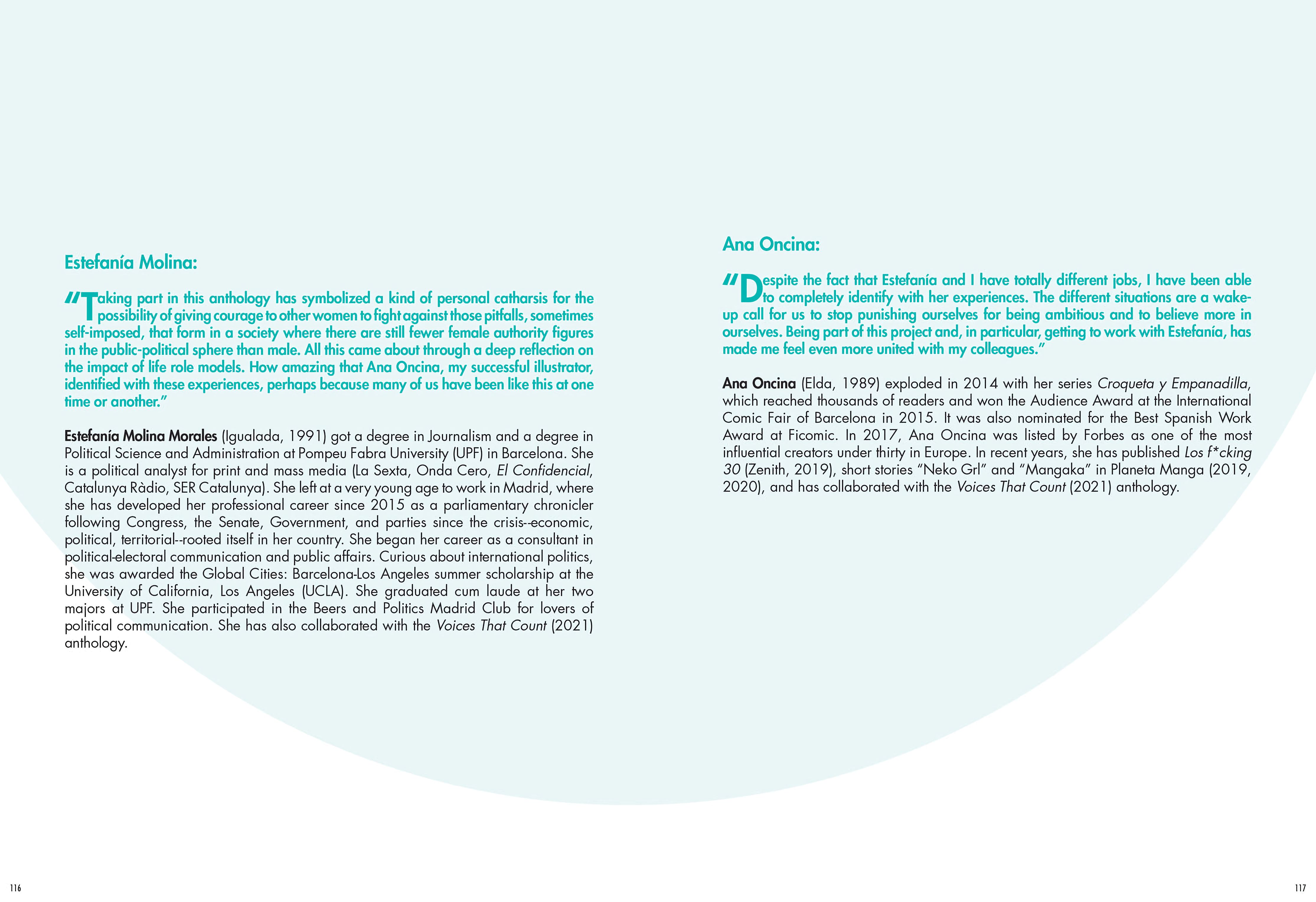 Read online Voices That Count: A Comics Anthology by Women comic -  Issue # TPB - 105