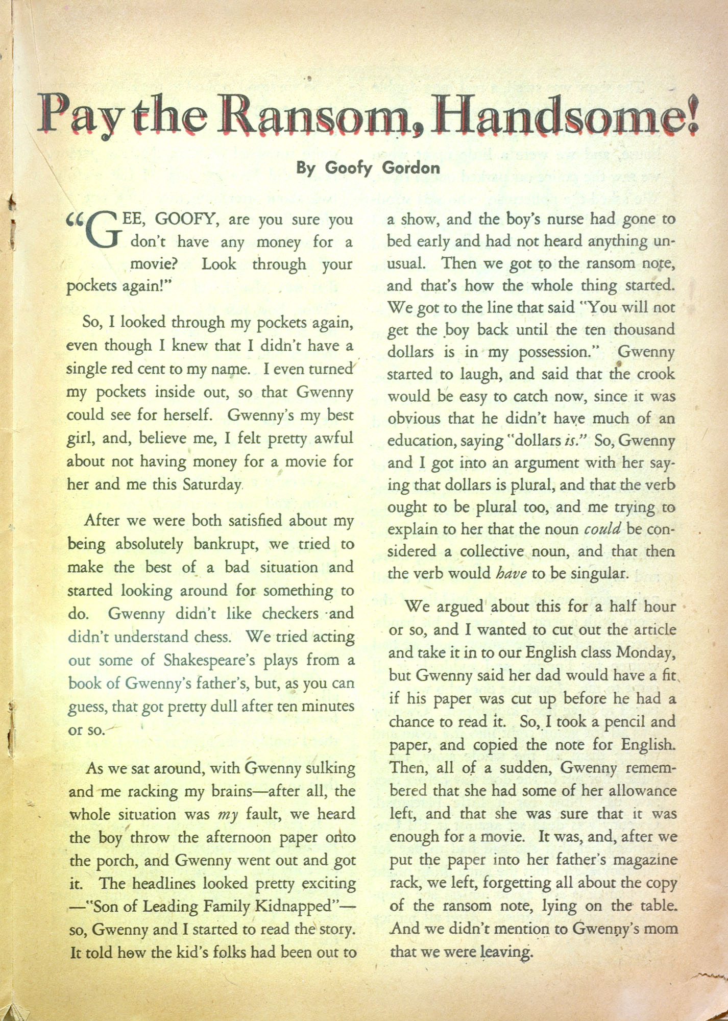 Read online Junior (1947) comic -  Issue #13 - 19