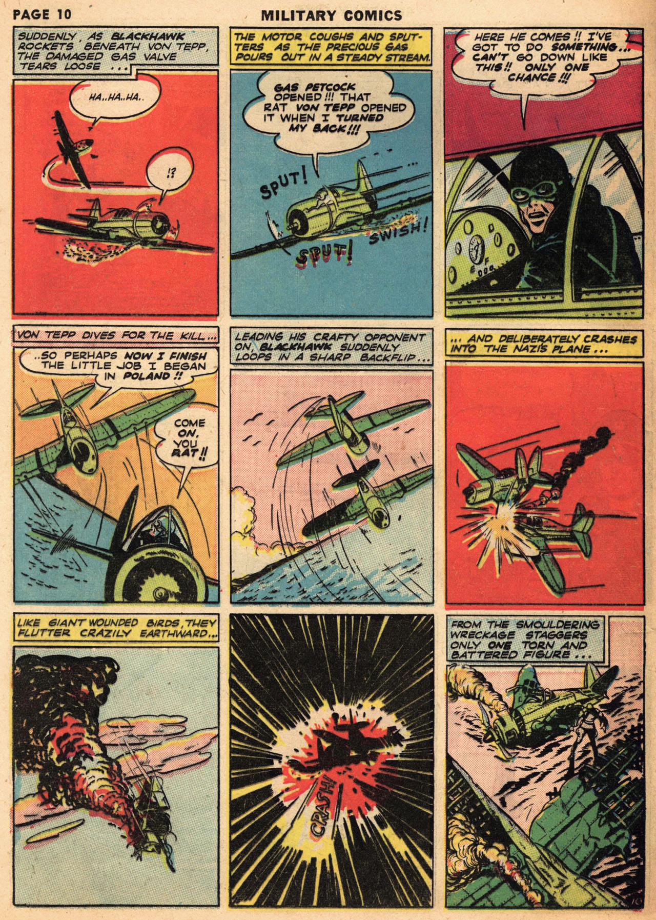 Read online Military Comics comic -  Issue #1 - 12
