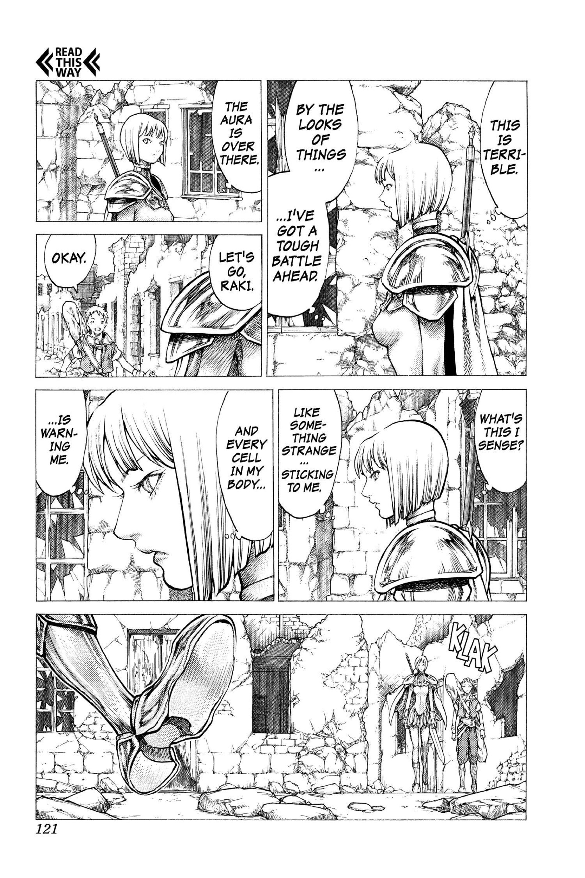 Read online Claymore comic -  Issue #6 - 115