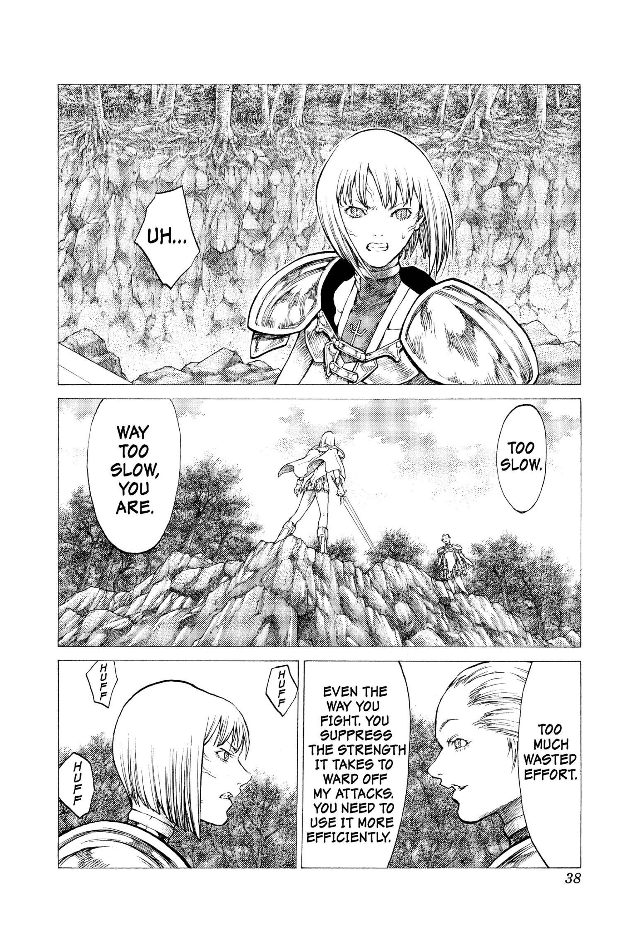 Read online Claymore comic -  Issue #7 - 34