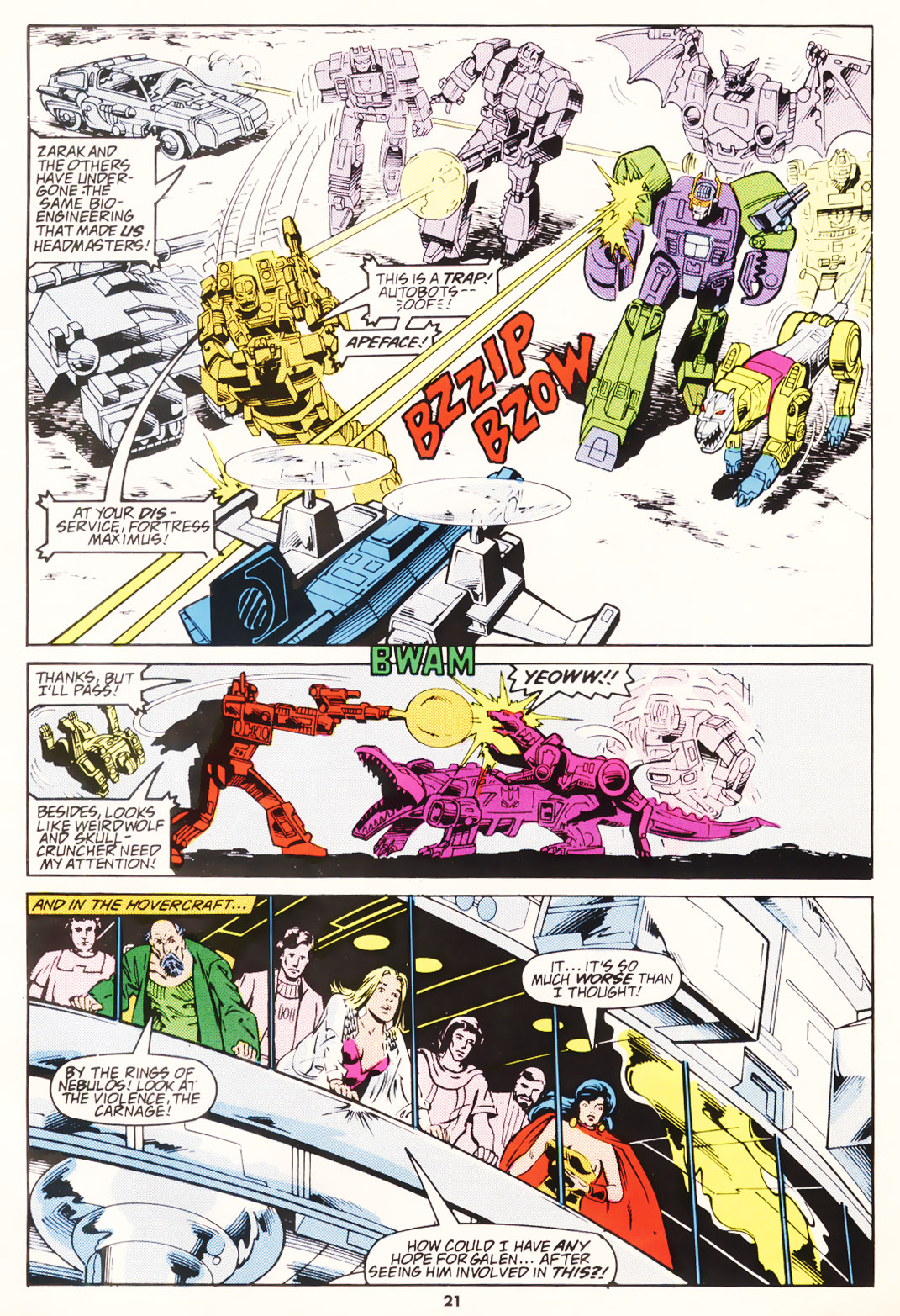 Read online The Transformers (UK) comic -  Issue #140 - 19
