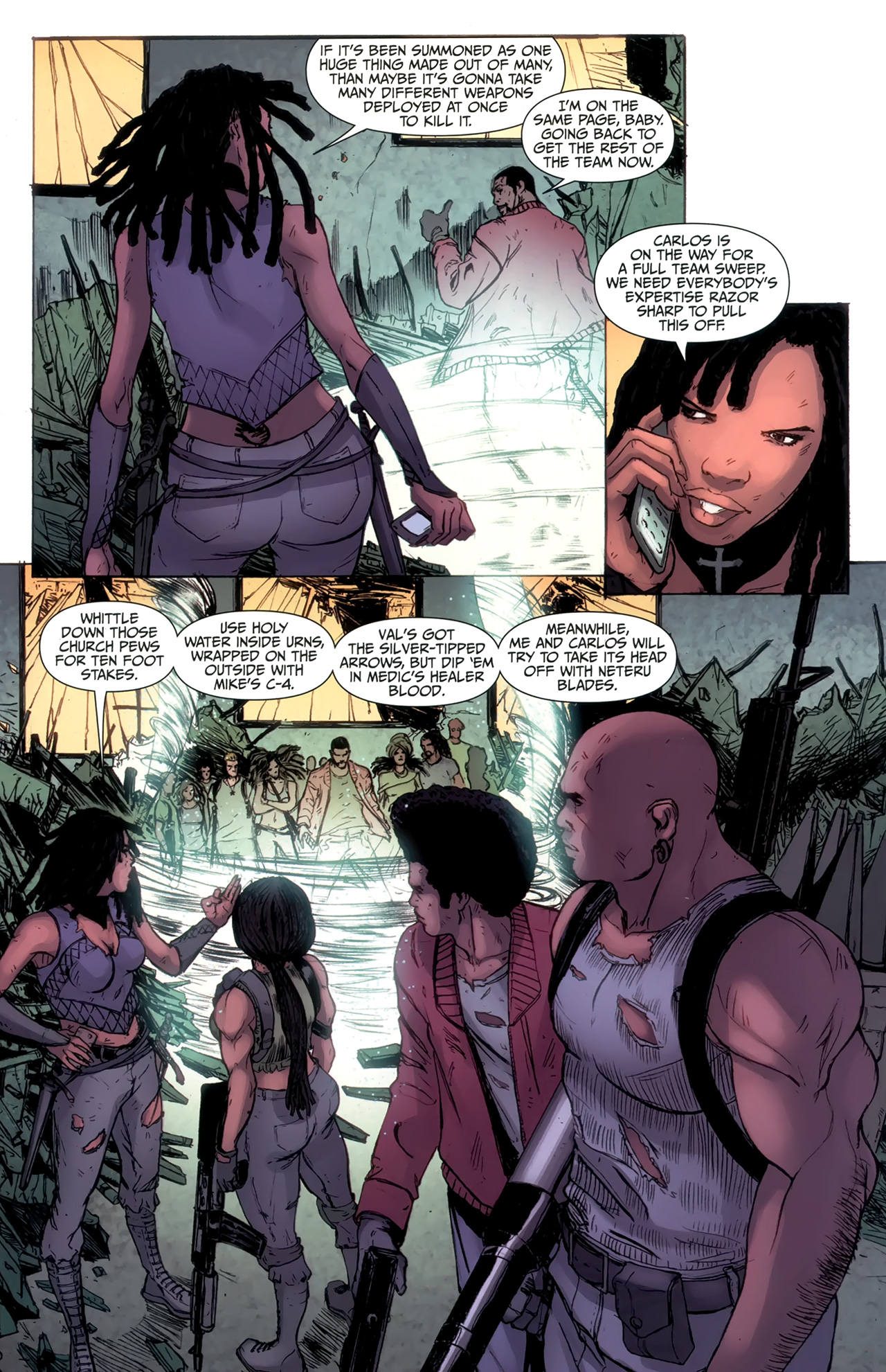Read online L.A. Banks' Vampire Huntress: Dawn and Darkness comic -  Issue #4 - 16