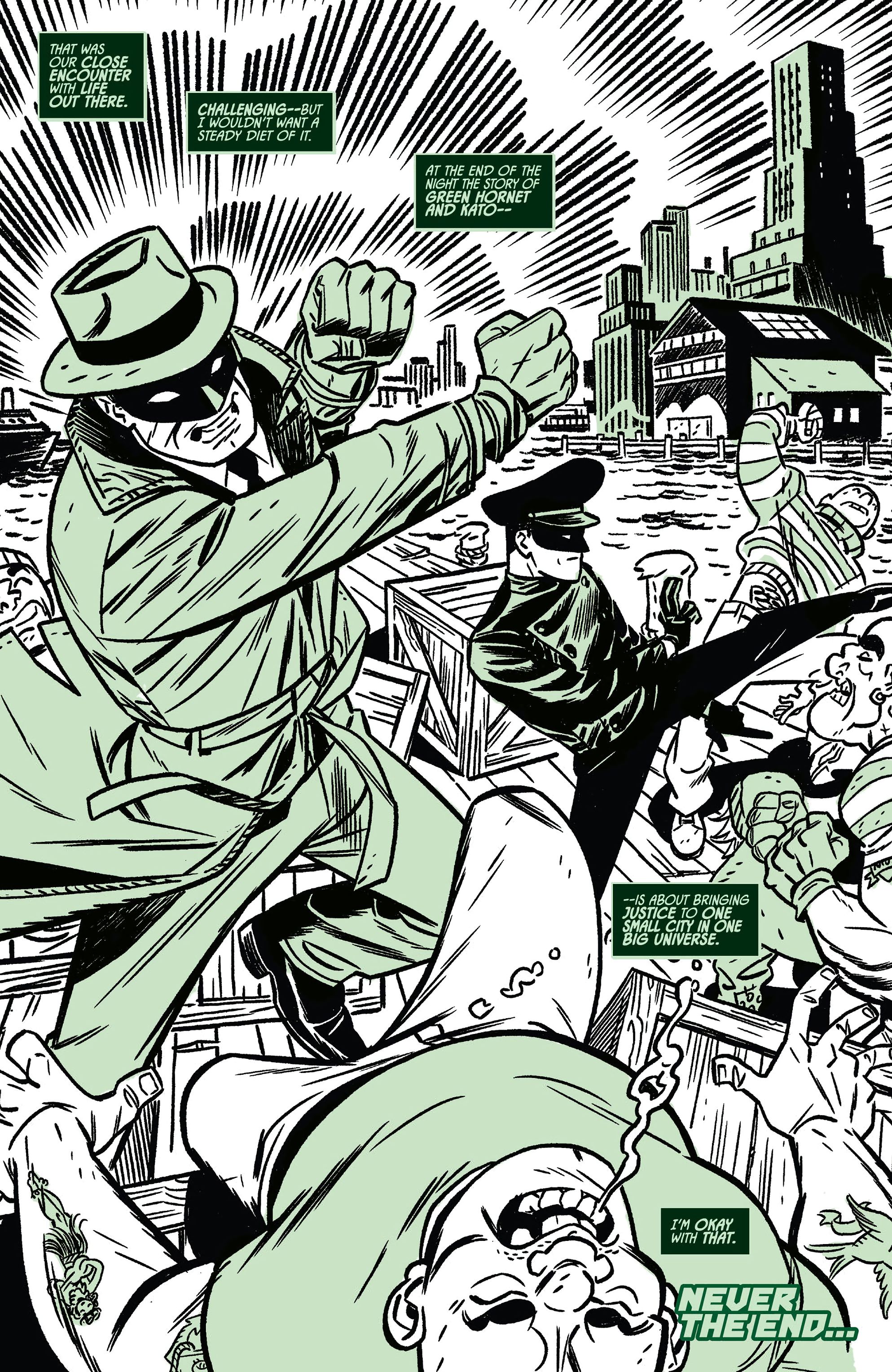 Read online The Green Hornet (2020) comic -  Issue # _Sky Lights Collection - 109