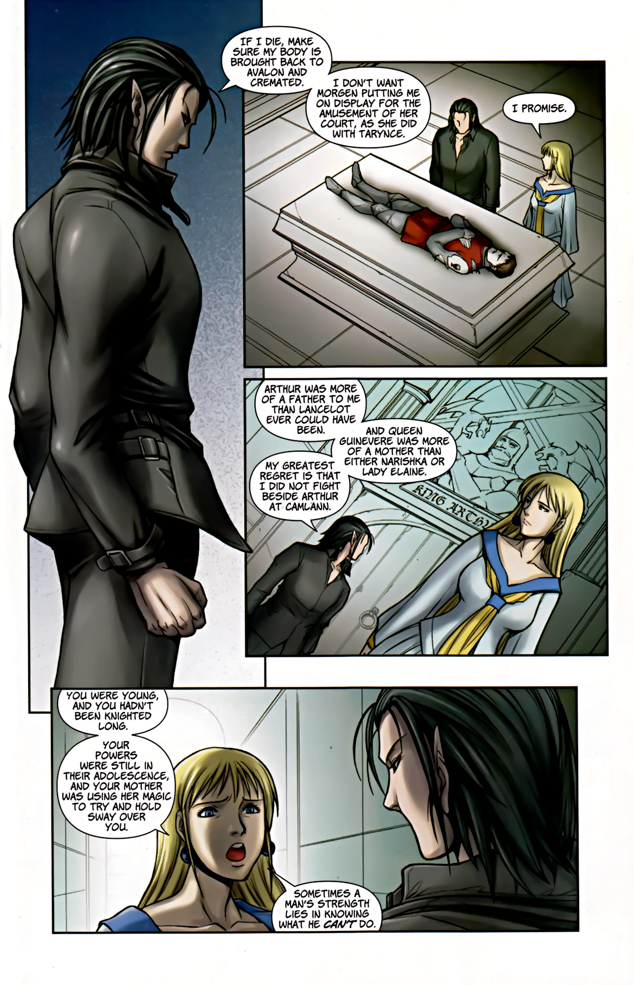 Read online Lords of Avalon: Knight of Darkness comic -  Issue #1 - 17