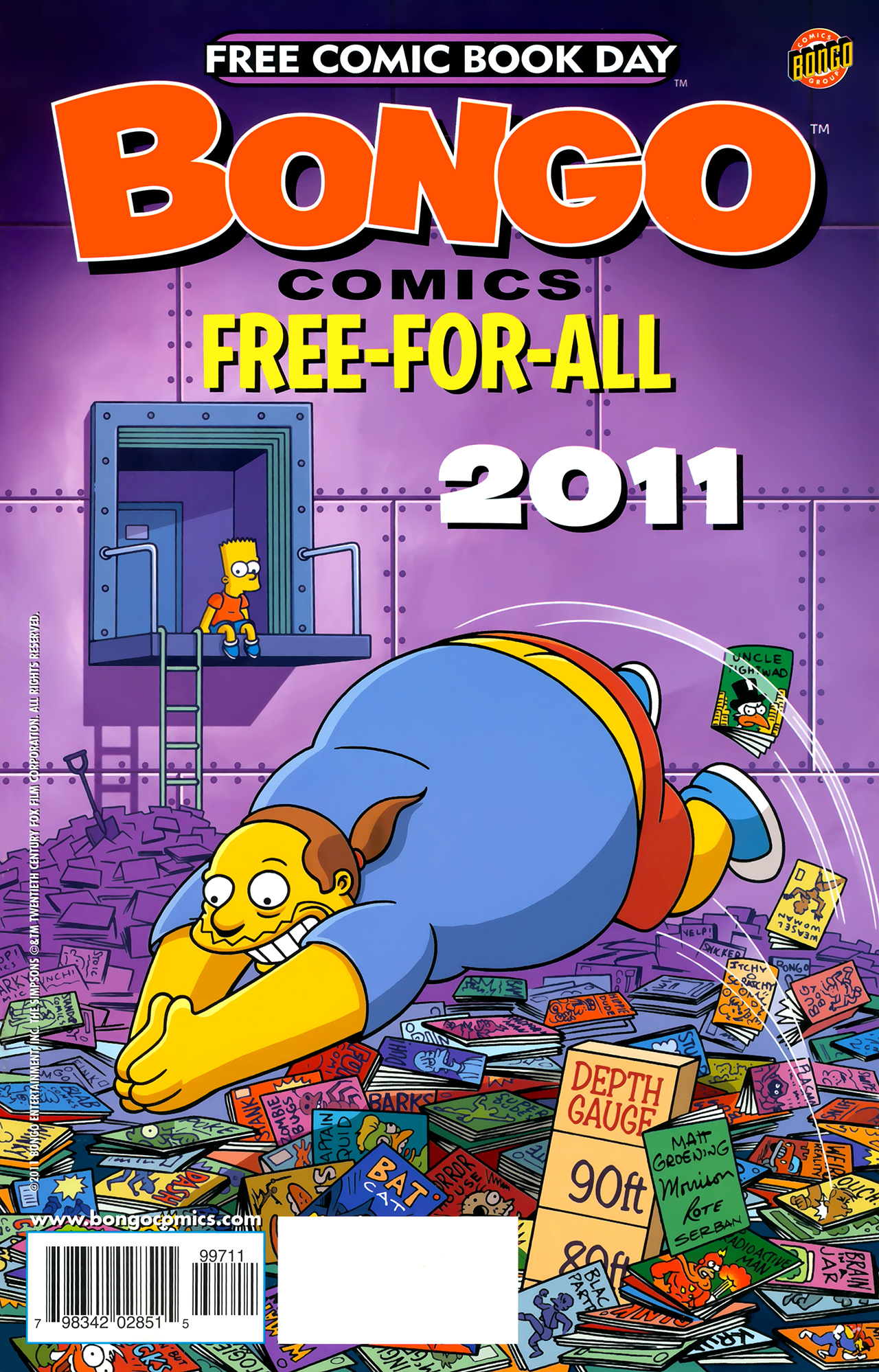 Read online Bongo Comics Free-For-All! comic -  Issue #2011 - 1