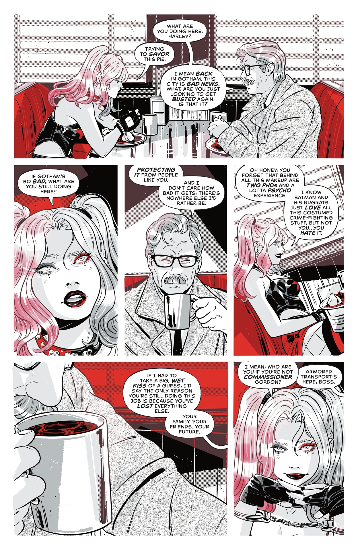Read online Harley Quinn: Black   White   Redder comic -  Issue #2 - 34