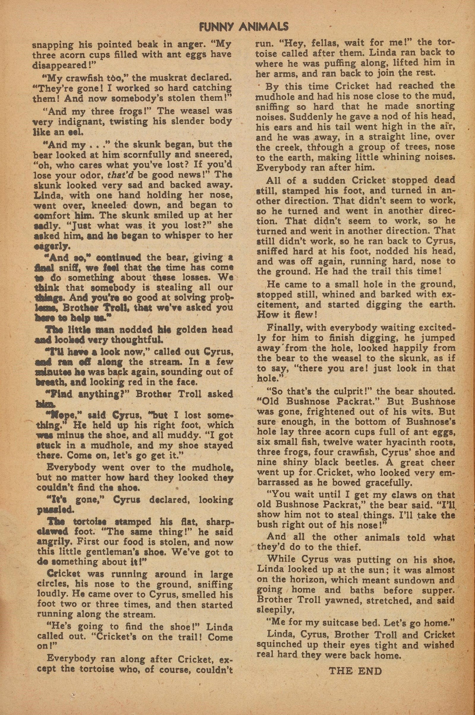 Read online Fawcett's Funny Animals comic -  Issue #62 - 16